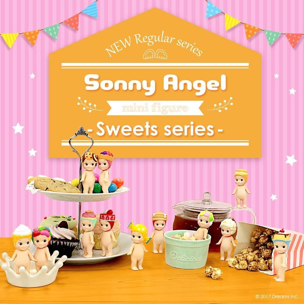 Sonny Angel Sweets - Original Mini Figure / 1 Sealed Blind Box, Multicolor, Sas65379