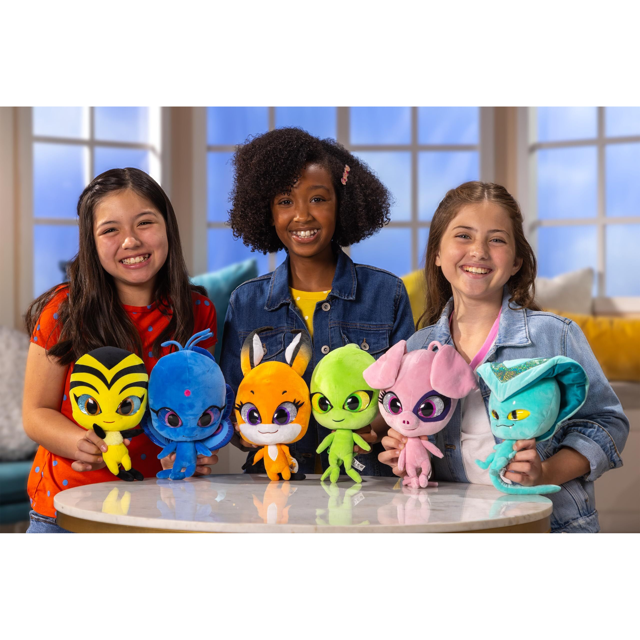 Miraculous Ladybug - Kwami Mon Ami Duusu, 9-Inch Peacock Plush Toys For Kids, Super Soft Stuffed Toy With Resin Eyes, High Glitter And Gloss, And Detailed Stitching Finishes (Wyncor)