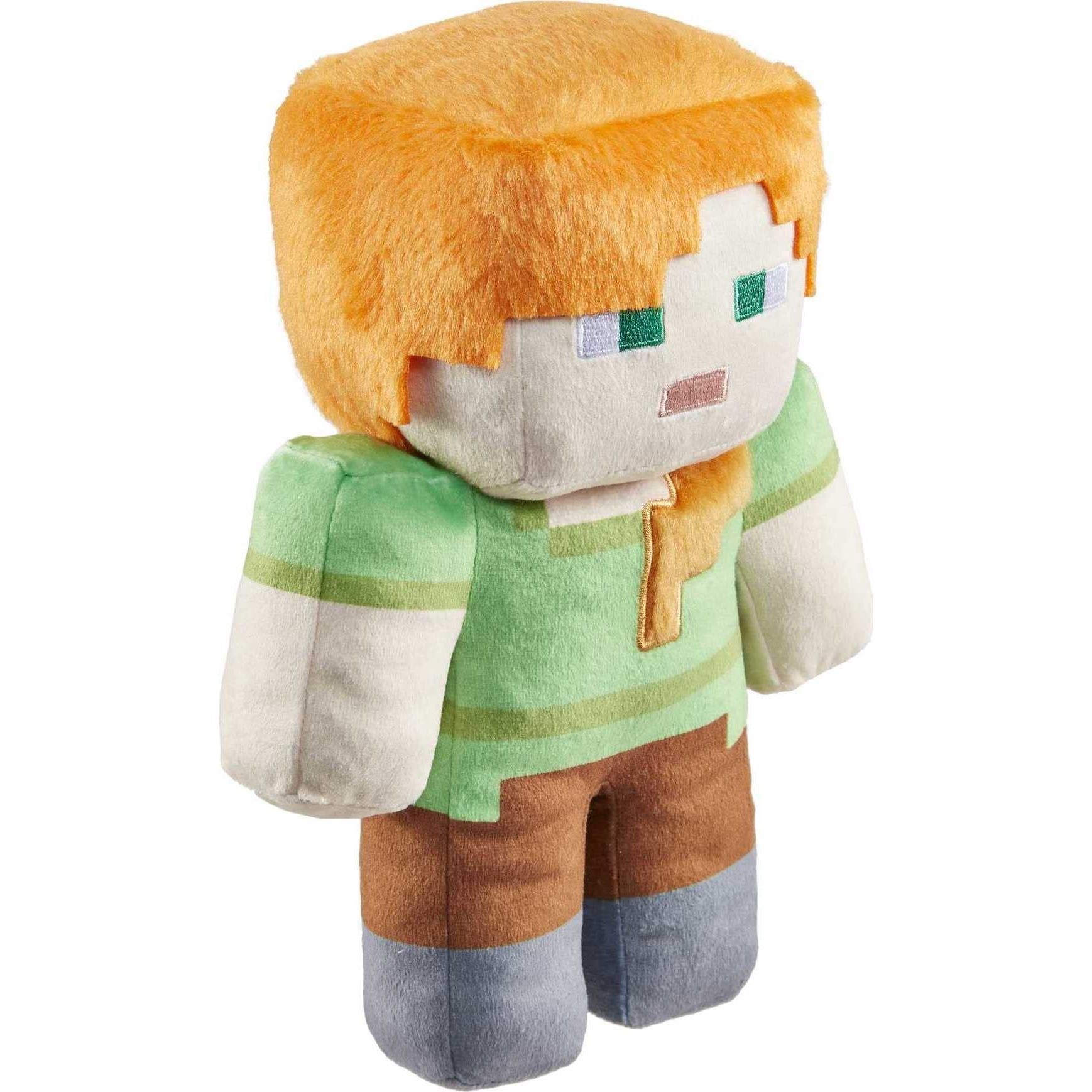 Mattel Minecraft Basic Plush Alex Soft Doll, Video Game-Inspired Collectible Toy For Kids & Fans Ages 3 Years Old & Up