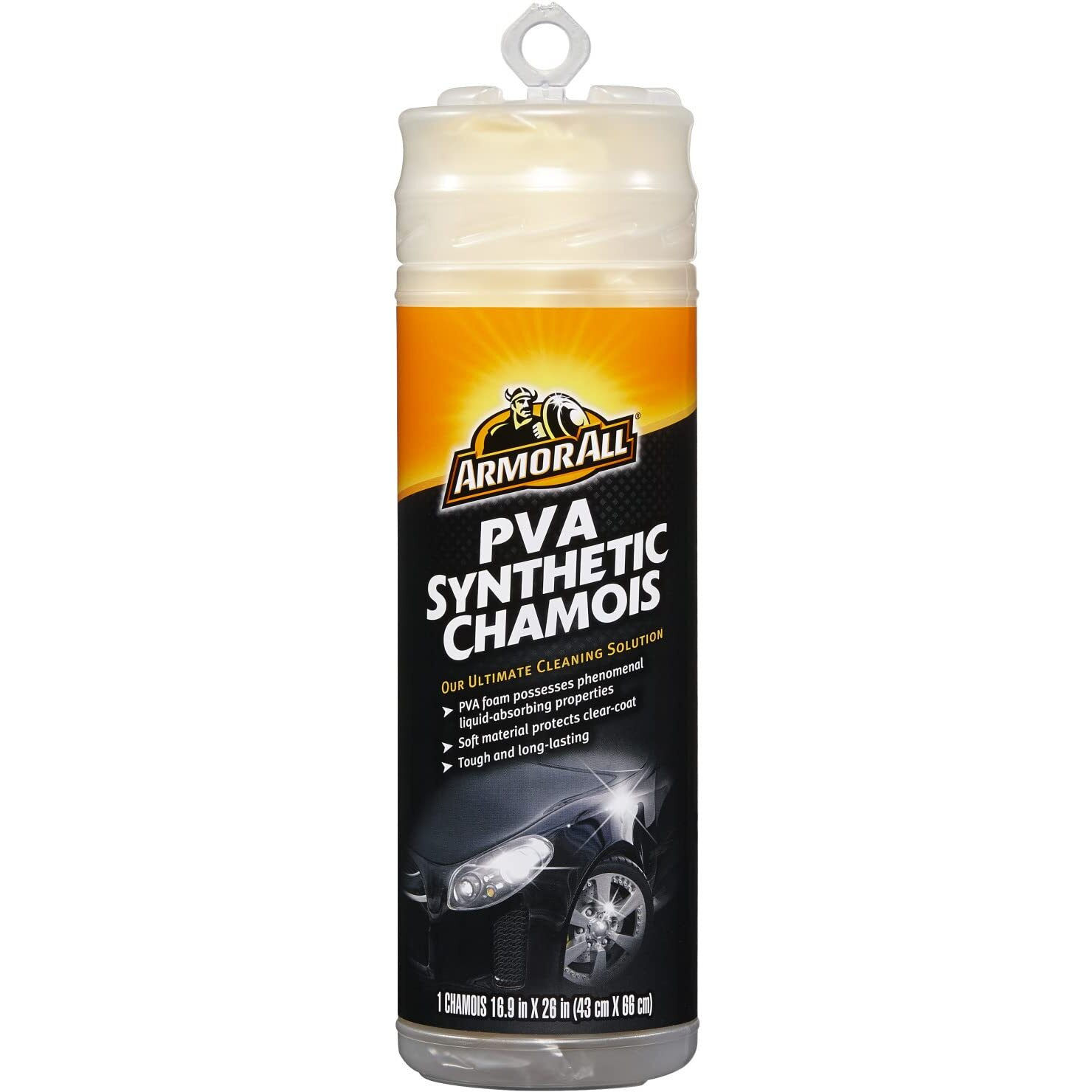 Armor All Pva Synthetic Chamois, Chamois Cloth For Car Cleaning, For Cars, Trucks And Motorcycles