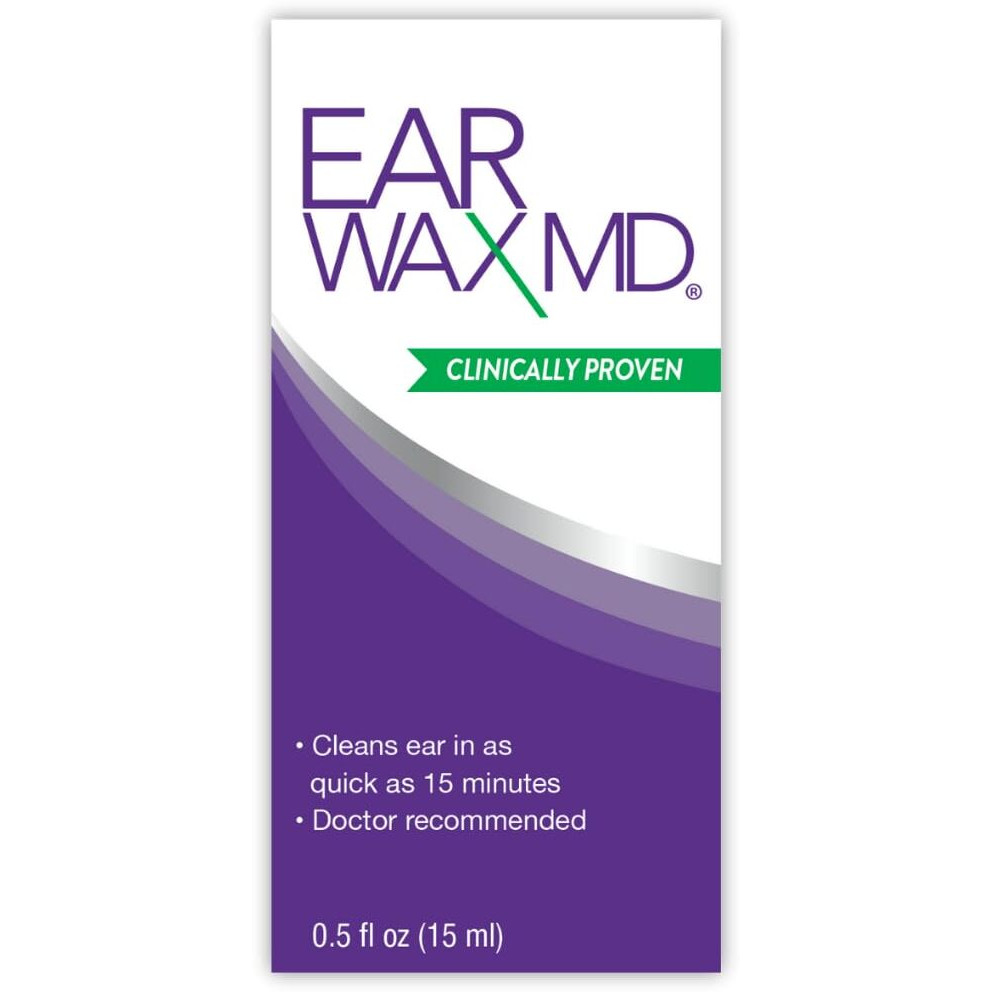Eosera Ear Wax Md - Fast-Acting Ear Wax Removal Drops | Breaks Down & Dissolves Wax In Just 1 Treatment | Clinically Proven | Gentle & Safe | 15Ml