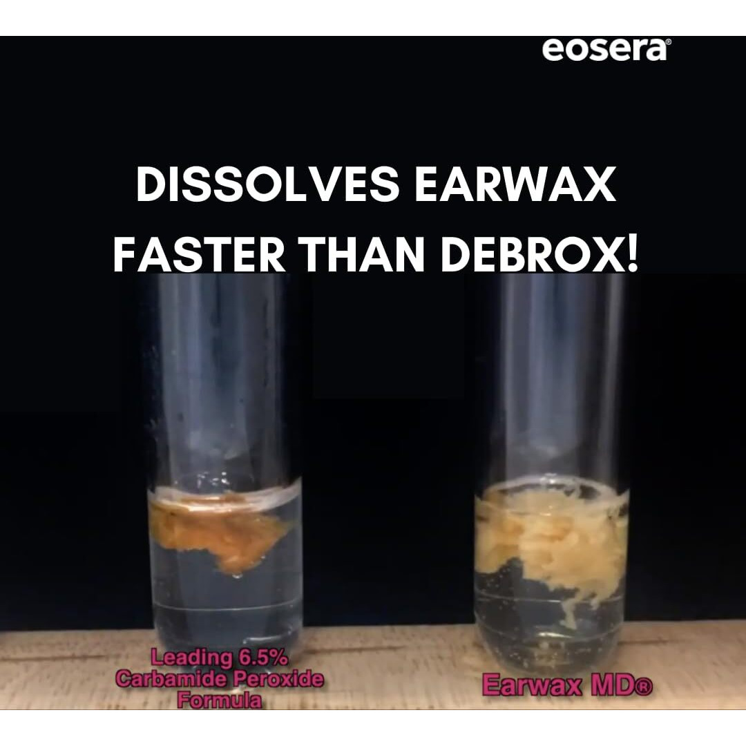 Eosera Ear Wax Md - Fast-Acting Ear Wax Removal Drops | Breaks Down & Dissolves Wax In Just 1 Treatment | Clinically Proven | Gentle & Safe | 15Ml