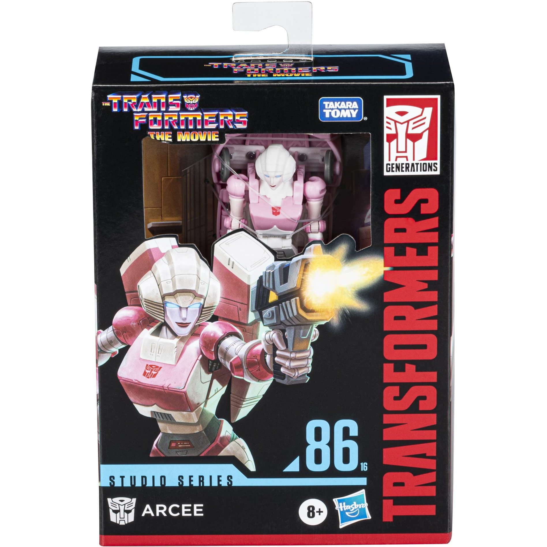 Transformers Toys Studio Series 86-16 Deluxe Class The The Movie Arcee Action Figure - Ages 8 And Up, 4.5-Inch