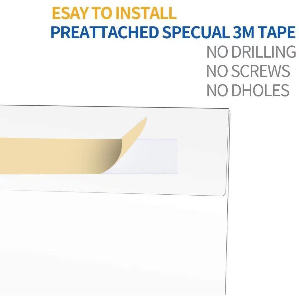 Ludery 8X10 Acrylic Picture Frames,Set Of 6 Clear Photo Frame For Wall,Clear Frameless Picture Frames 8 X 10,Floating Hanging Picture Frames 8 X 10 For Home, School, Office