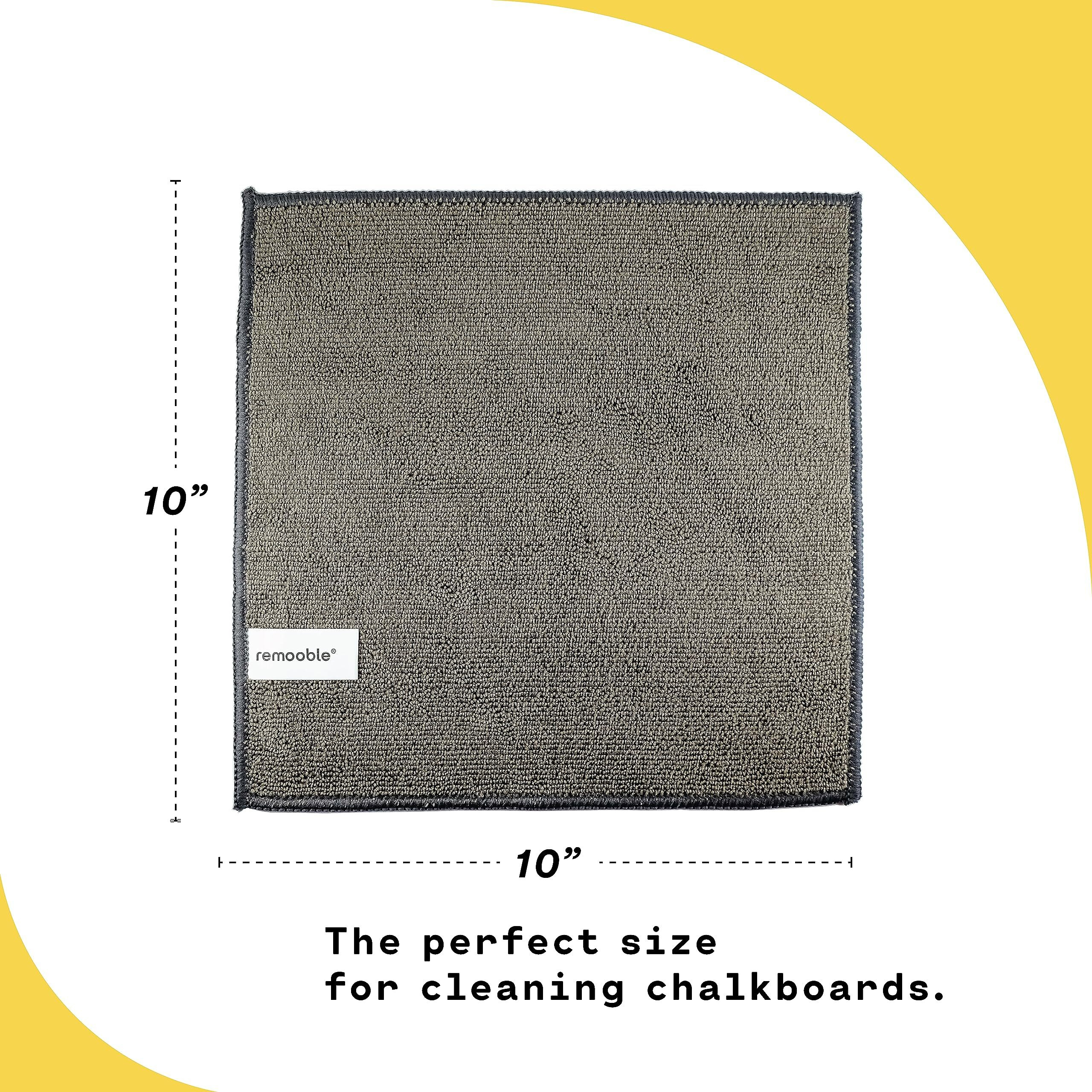 Remooble Non-Toxic Chalkboard Cleaner & Microfiber Cleaning Cloth, 8 Oz.