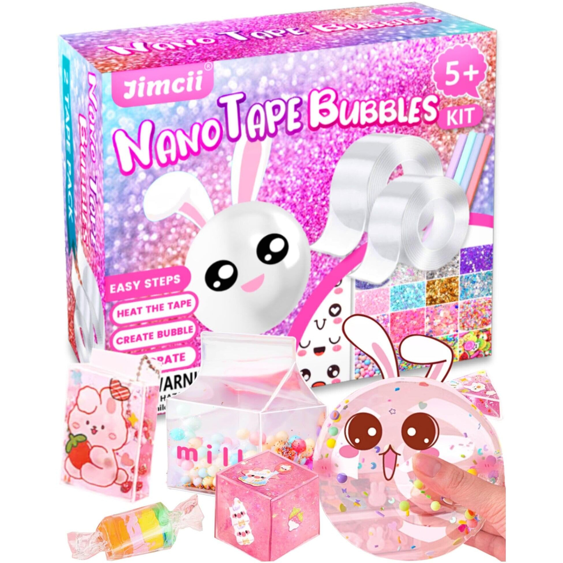 Nano Tape Bubble Kit For Kids With Step-By-Step Video Tutorial, Nano Tape Bubbles