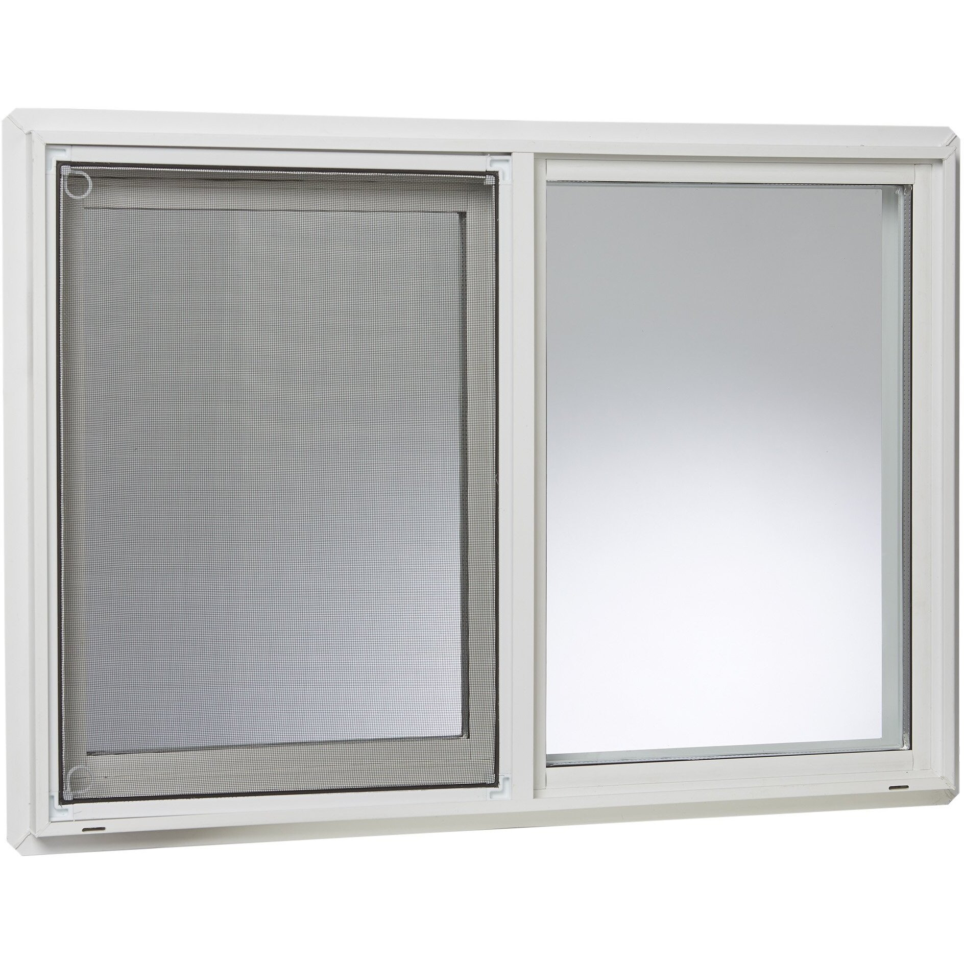 Park Ridge Products Vbsi3222Pr Vinyl Basement Slider Window, 32" X 22", White