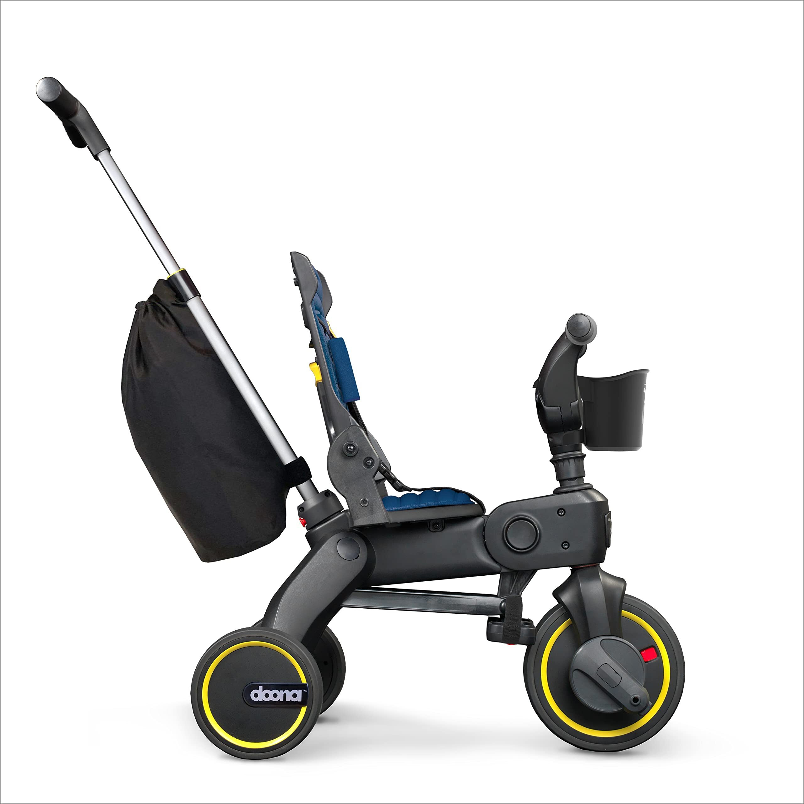 Doona Liki Trike S3, Royal Blue - 5-In-1 Compact, Foldable Tricycle - Suitable For Toddlers 10 To 36 Months