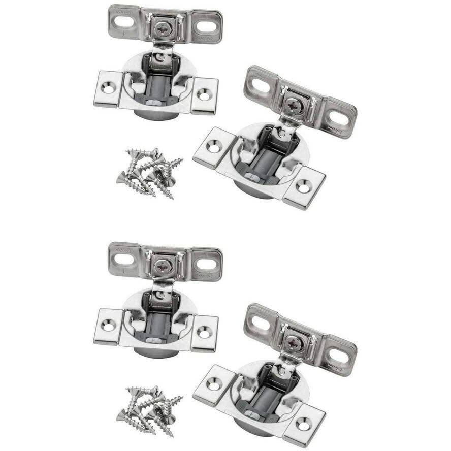 Blum Compact Soft-Close Bluemotion Variable 1-3/8" Overlay Hinge (4 Hinges)