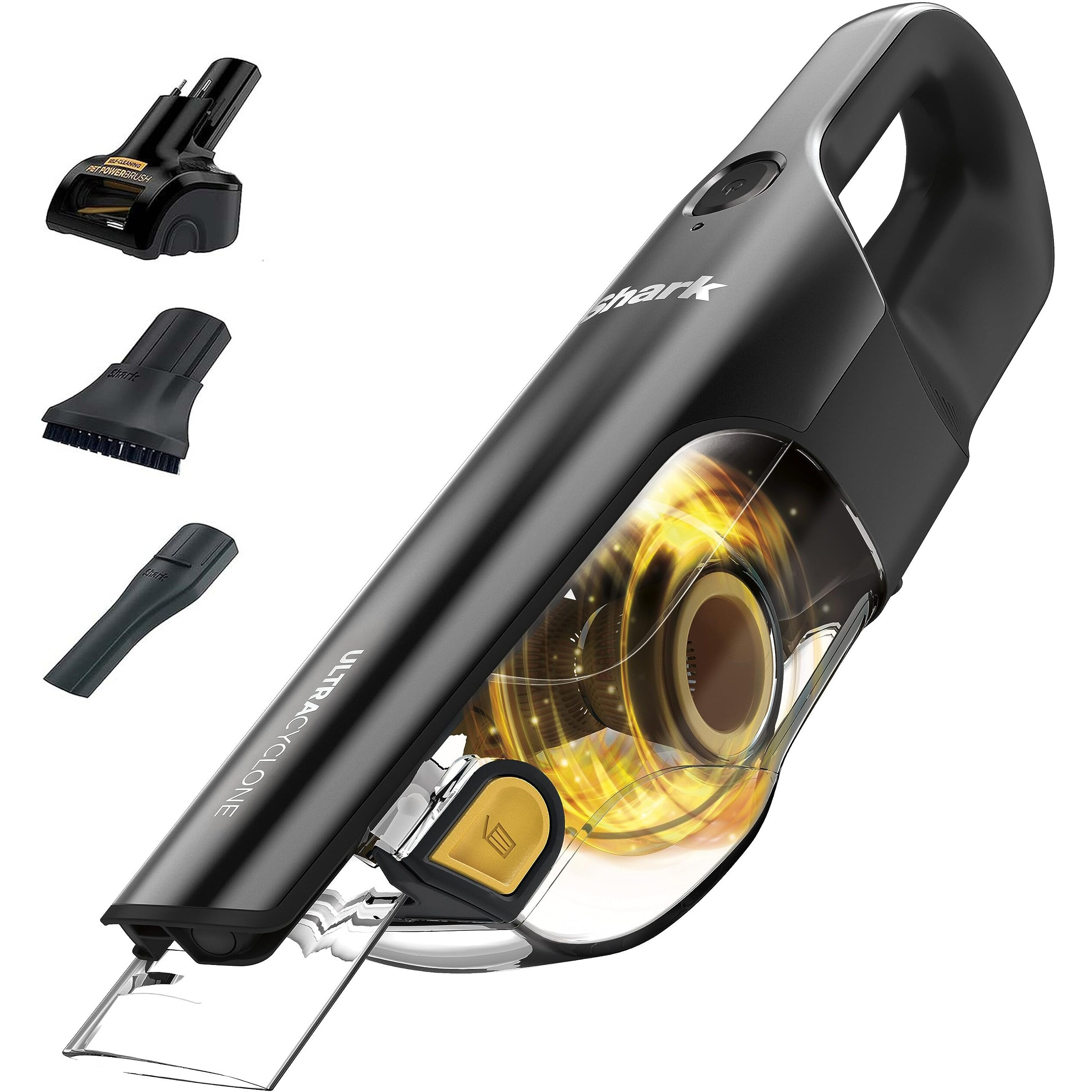 Shark Cordless Handheld Vacuum Ultracyclone Pet Pro Plus, With Xl Dust Cup, In Black