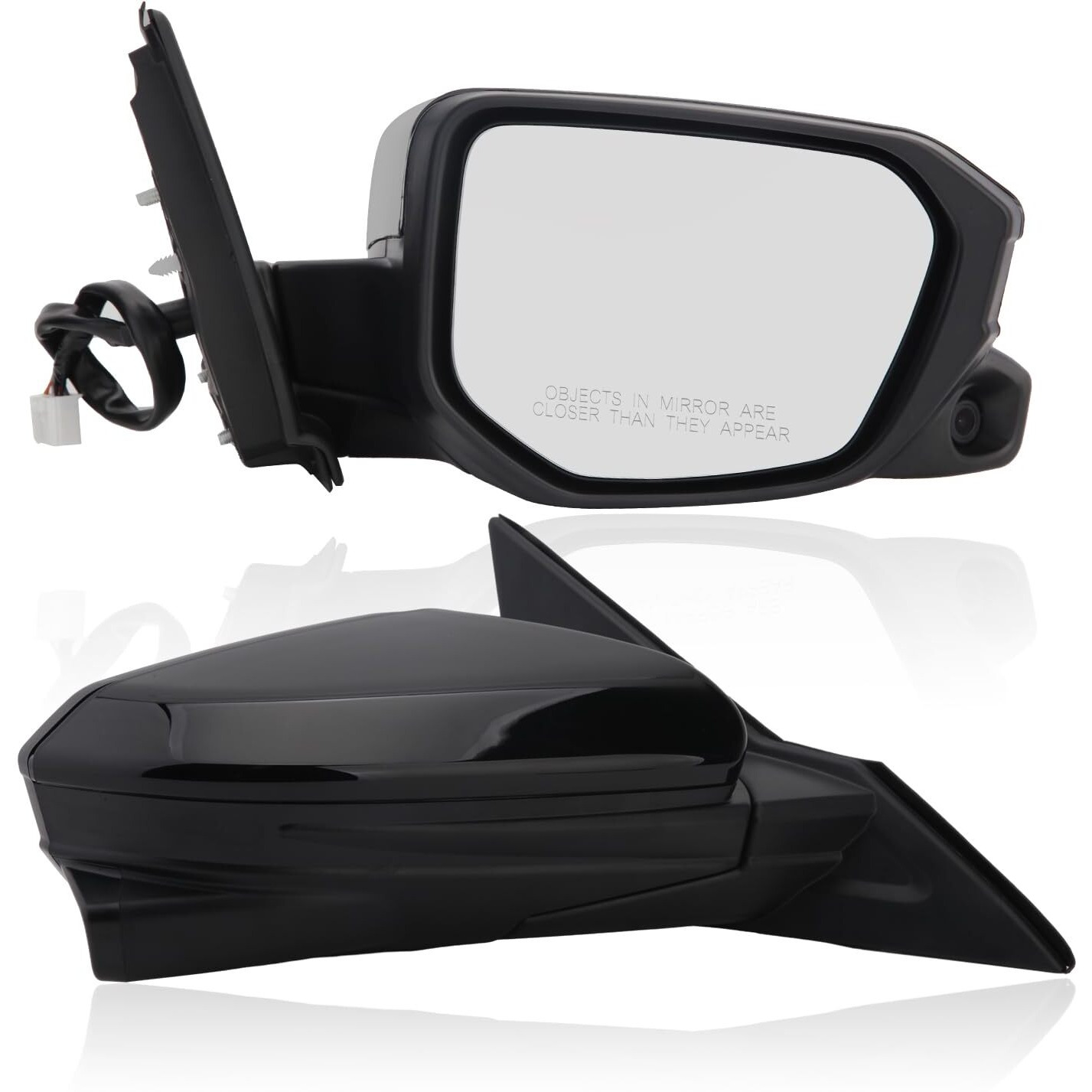 Passenger Side View Mirror Compatible With 2016-2021 Honda Civic Power Heated With Camera