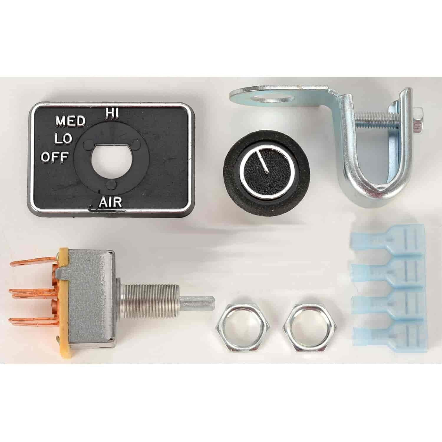 Jegs Auxiliary Utv Heater 12 Volt Assembly - 260 Cfm Airflow - 28,000 Btu Of Heat - Compact Design, Mountable Switch, Dual Front Vents, 3-Speed Fan - 12 Volt Heater For Utv, Truck, Van And Car