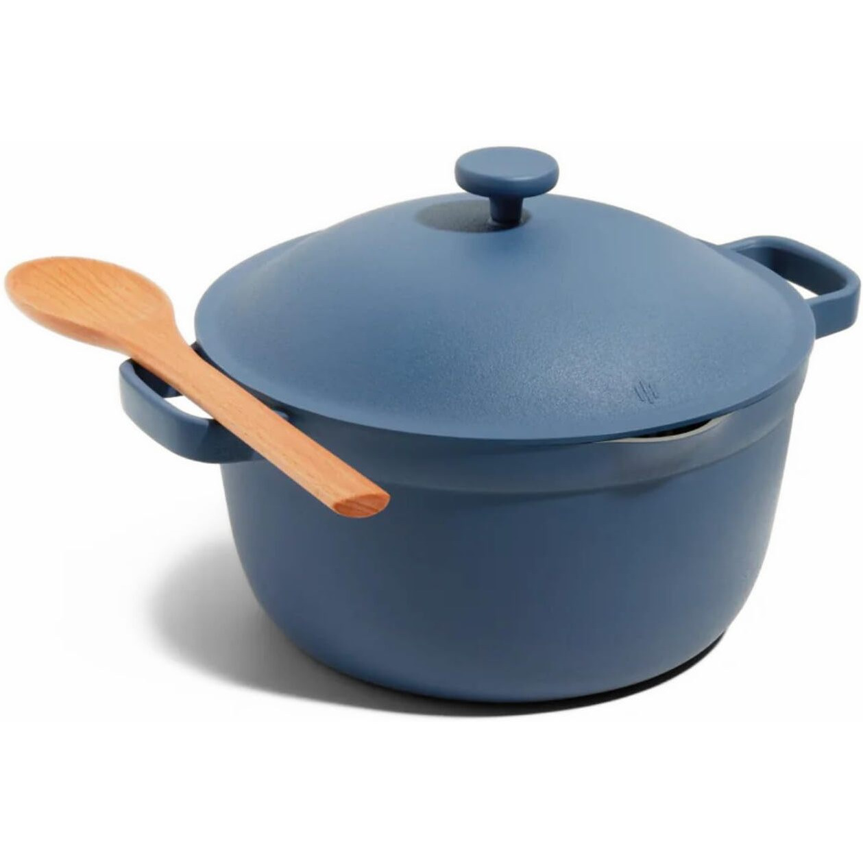 Our Place Perfect Pot - 5.5 Qt. Nonstick Ceramic Sauce Pan With Lid | Versatile Cookware For Stovetop And Oven | Steam, Bake, Braise, Roast | Ptfe And Pfoa-Free | Toxin-Free, Easy To Clean | Blue Salt