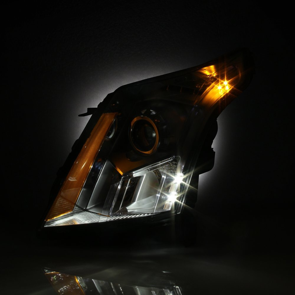 Akkon - For 2010-2016 Cadillac Srx Factory Style Oe Replacement Halogen Type Headlight Lamp Driver And Passenger Side Pair