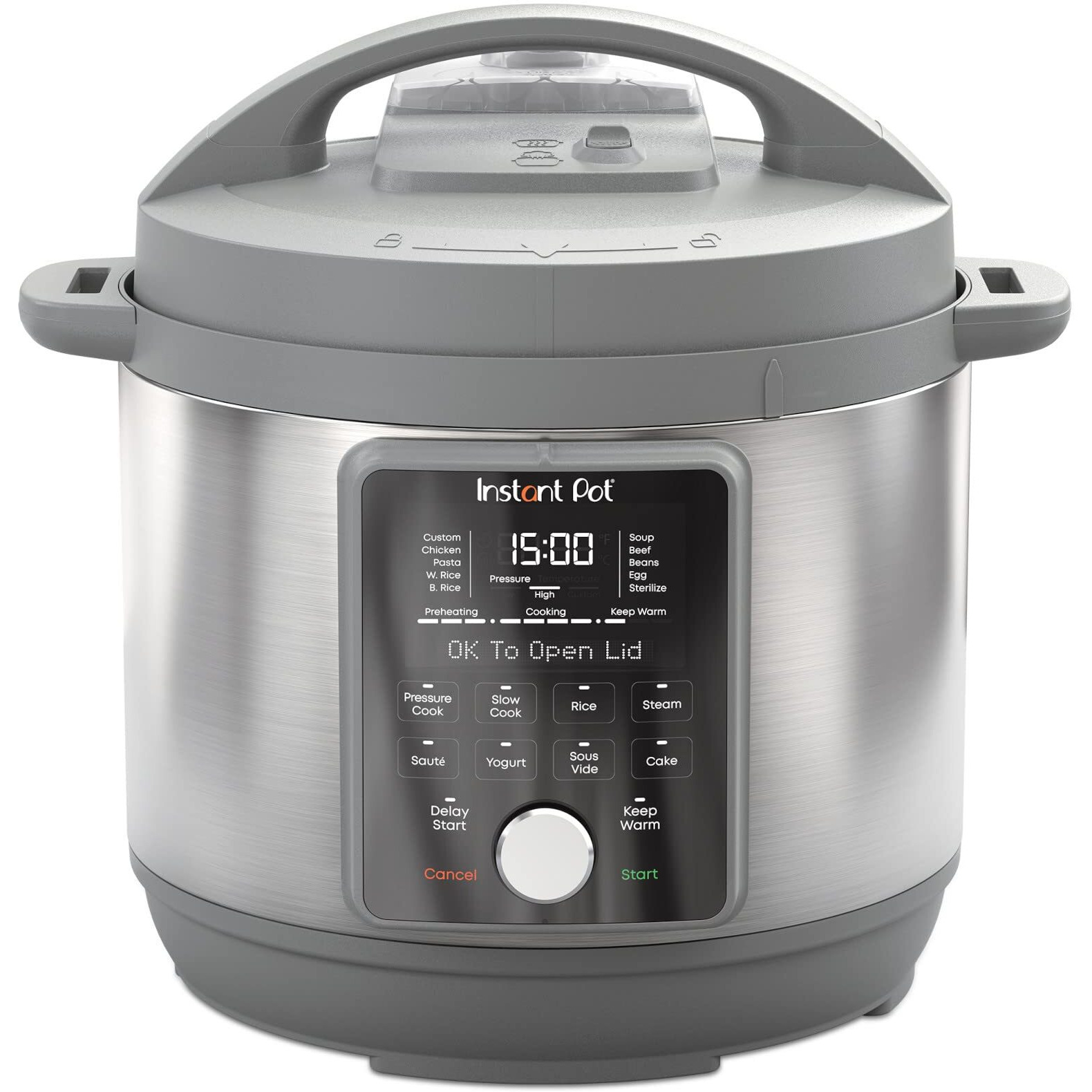 Instant Pot Duo Plus, 6-Quart Whisper Quiet 9-In-1 Electric Pressure Cooker, Slow Rice Steamer, Saut, Yogurt Maker, Warmer & Sterilizer, Free App With 800+ Recipes, Stainless Steel
