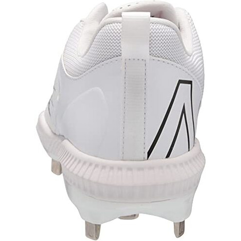 New Balance Men's Fuelcell 4040 V6 Metal Baseball Shoe, White/Black, 10.5