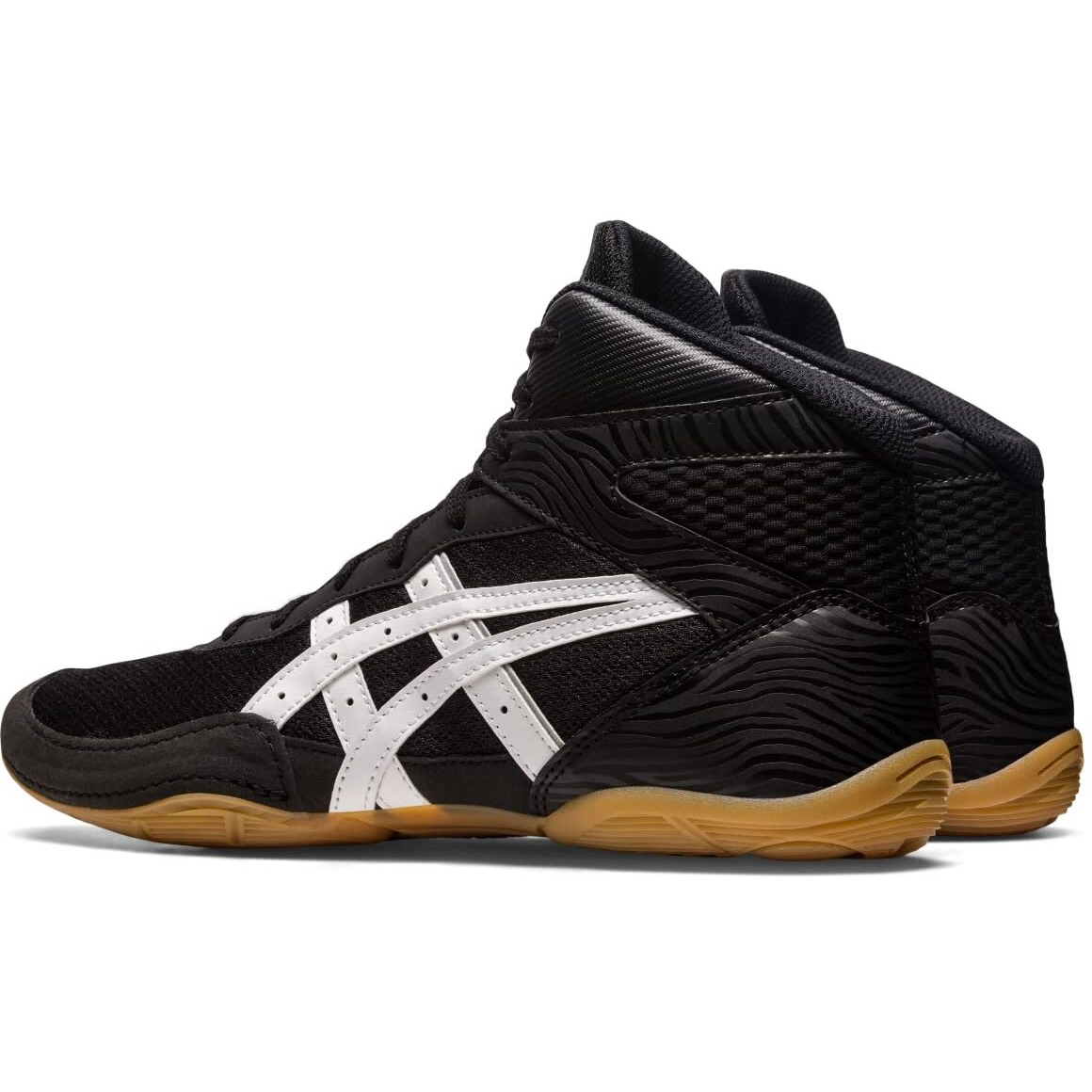 Asics Men's Matflex 7 Wrestling Shoes, 11.5, Black/White