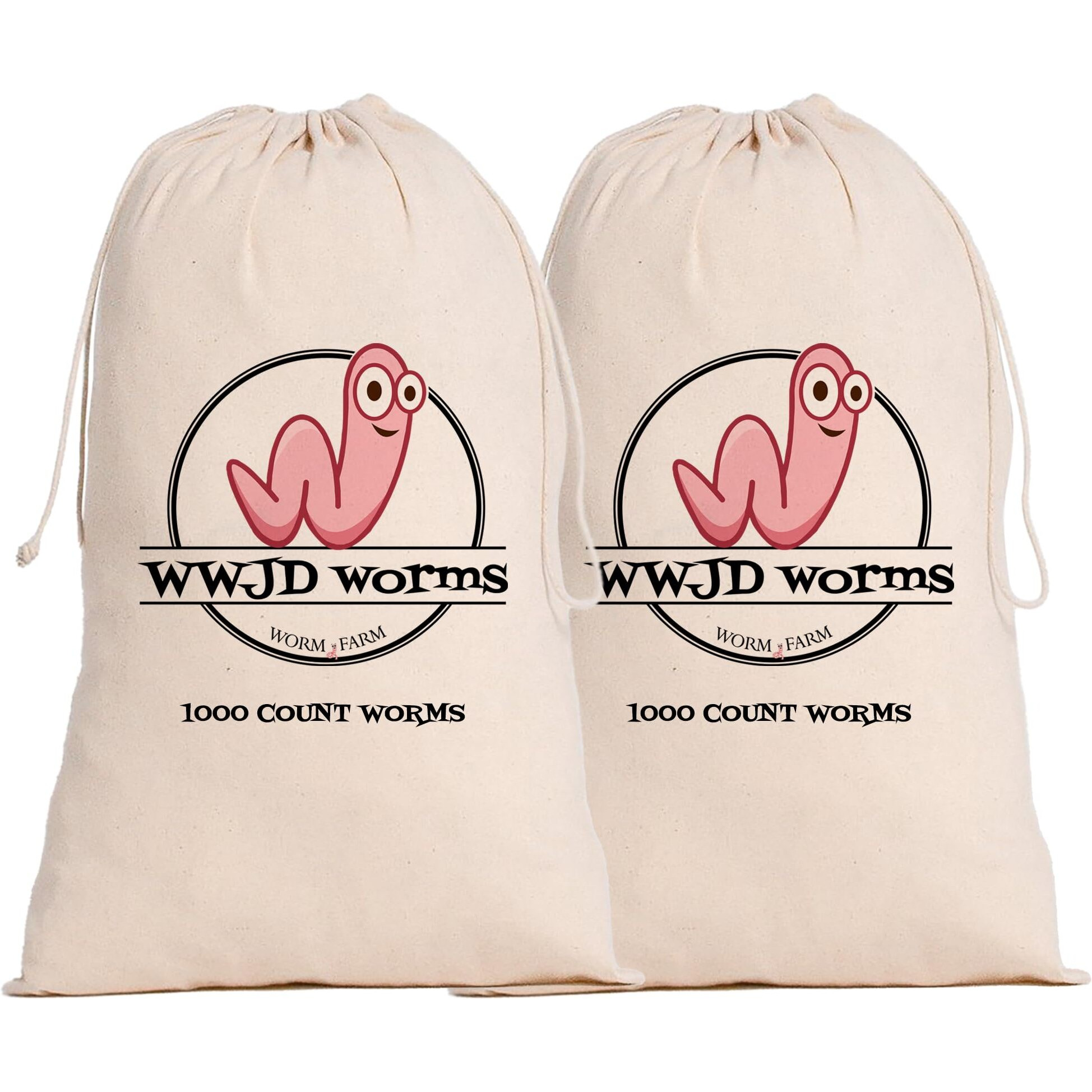 Wwjd Worms Red Wigglers Composting Worms - 2Lb (2000 Count) Red Worms For Composting Bin, Live Worms For Gardening, Live Red Wiggler Worms For Farm Soil, Fishing Worms Live Bait - Compost Worms Live