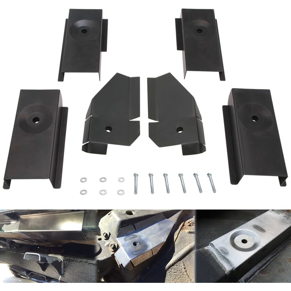 Mountainpeak Body Mount Tub Rust Repair Fit For 1997-2006 Jeep Wrangler Tj Frame Reapir