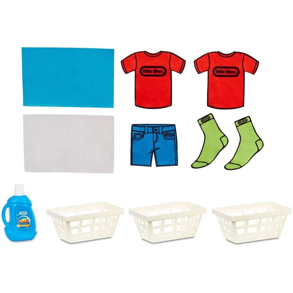 Little Tikes First Washer Dryer - Realistic Pretend Play Appliance For Kids, Interactive Toy Washing Machine With 11 Laundry Accessories, Unique Toy, Ages 2+