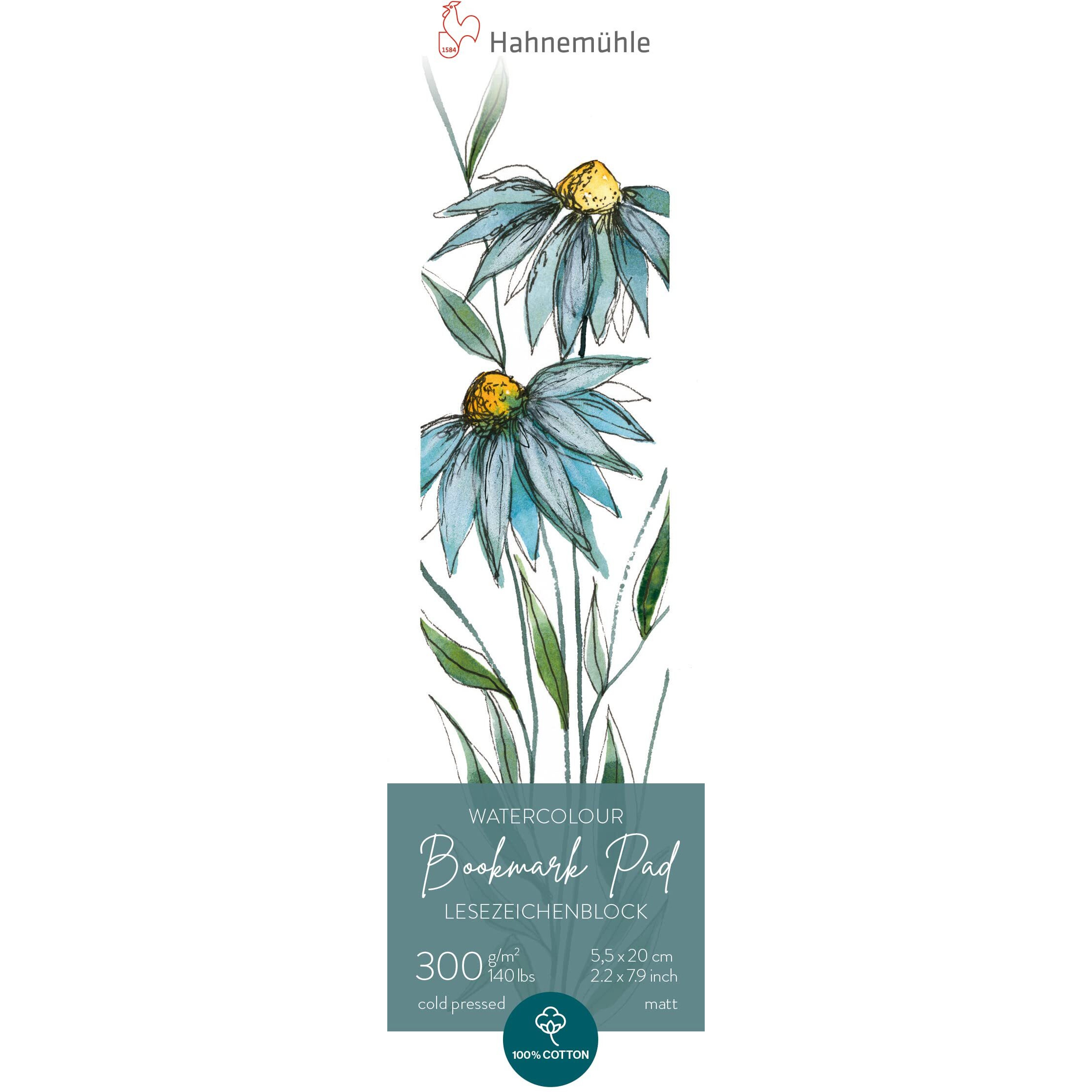 Hahnemhle Watercolour Bookmark Pad