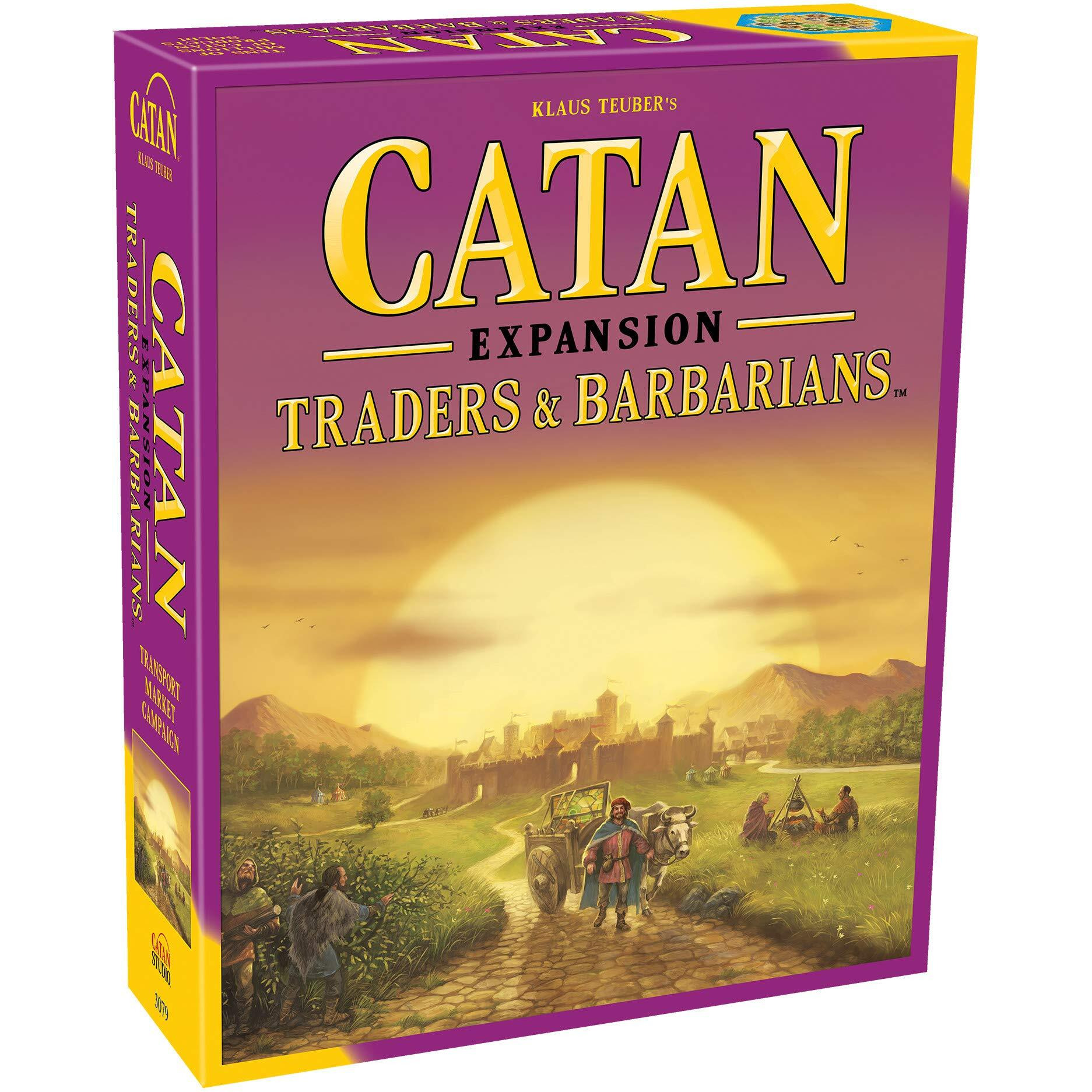 Catan Traders & Barbarians Board Game Expansion - Customize Your Catan Experience Strategy Game, Family Game For Kids And Adults, Ages 12+, 3-4 Players, 90 Minute Playtime, Made By Catan Studio