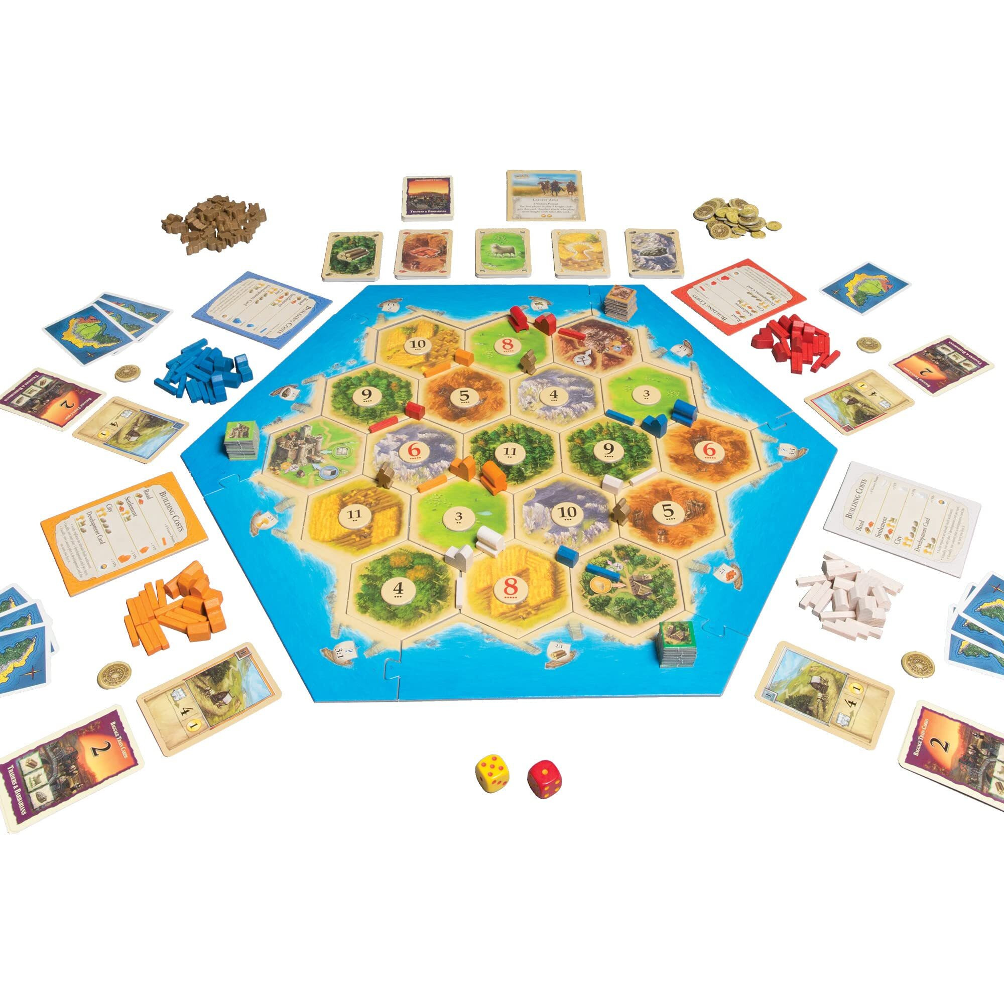 Catan Traders & Barbarians Board Game Expansion - Customize Your Catan Experience Strategy Game, Family Game For Kids And Adults, Ages 12+, 3-4 Players, 90 Minute Playtime, Made By Catan Studio