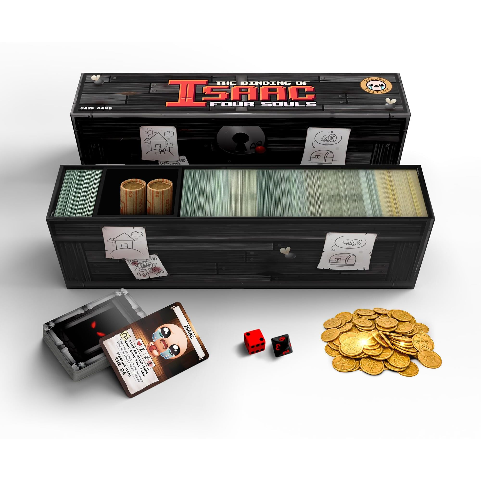 Maestro Media The Binding Of Isaac Four Souls (2Nd Edition) - Strategy Card Game, Officially Licensed, Ages 13+, 1-4+ Players, 30 Min