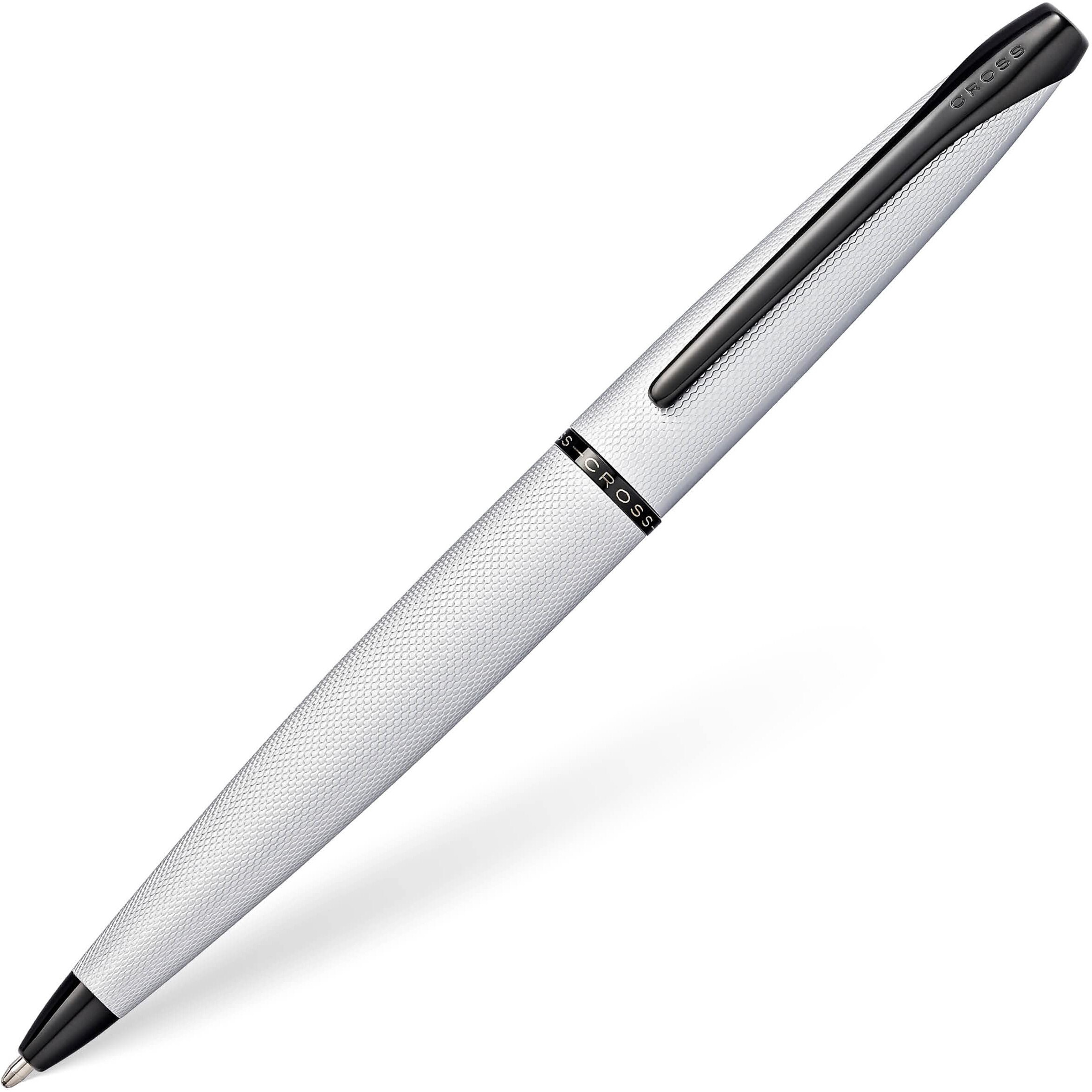 Cross Atx Refillable Ballpoint Pen, Medium Ballpen, Includes Premium Gift Box - Brushed Chrome