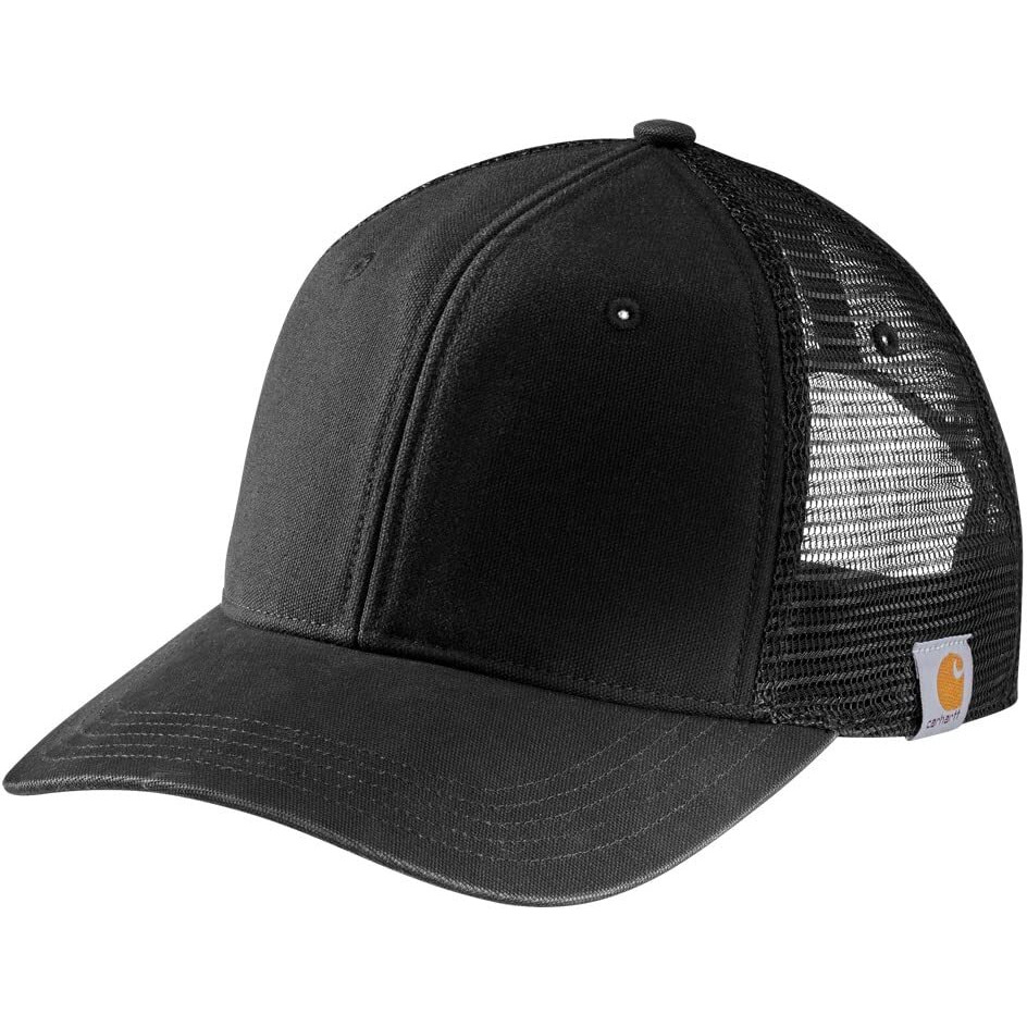 Carhartt Men's Canvas Mesh Back Cap,Black,One Size