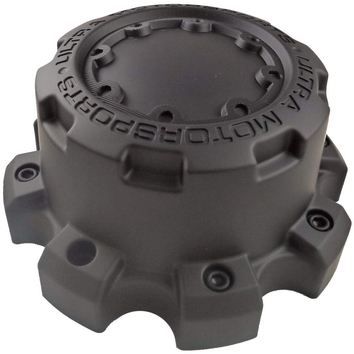 Ultra Motorsports 8 Lug Matte Black Wheel Center Cap Set Of 4 Pn 89-9880B