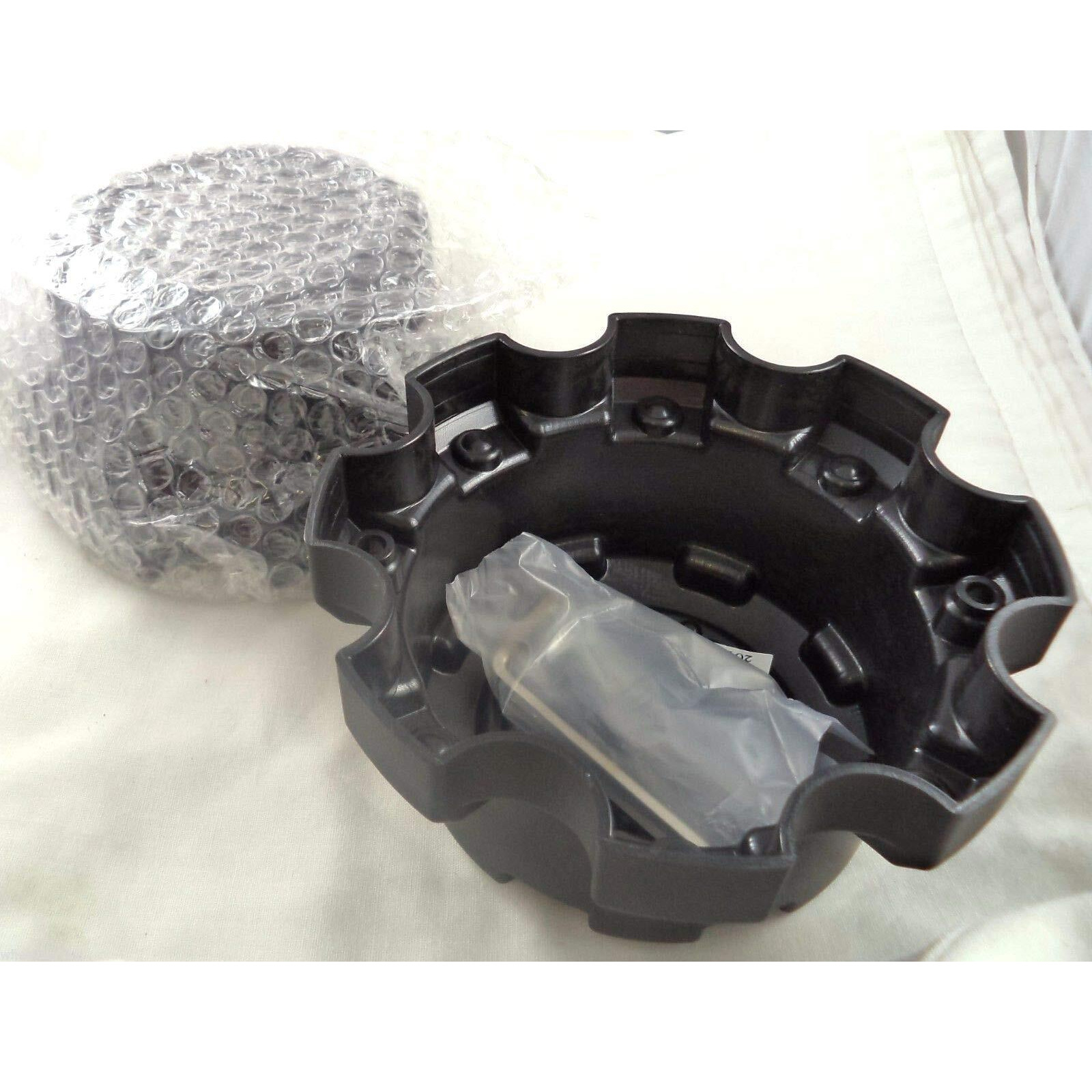 Ultra Motorsports 8 Lug Matte Black Wheel Center Cap Set Of 4 Pn 89-9880B