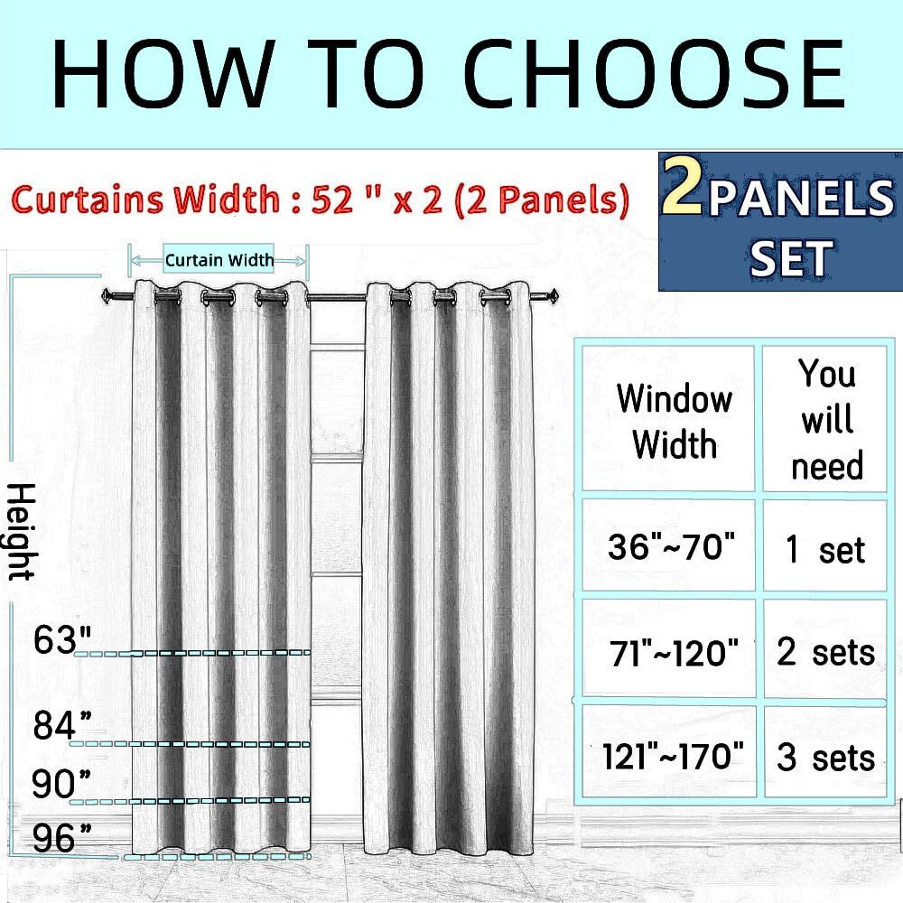 Myru 2 Panels Set Semi Blackout Gold Curtains For Living Room Embossed Flower Curtains For Bedroom (2 X 52 X 96 Inch,Gold)