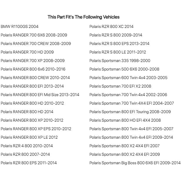 Ngk Resistor Sparkplug Bkr7E For Polaris Sportsman 800 H.O. Efi 4X4 2008