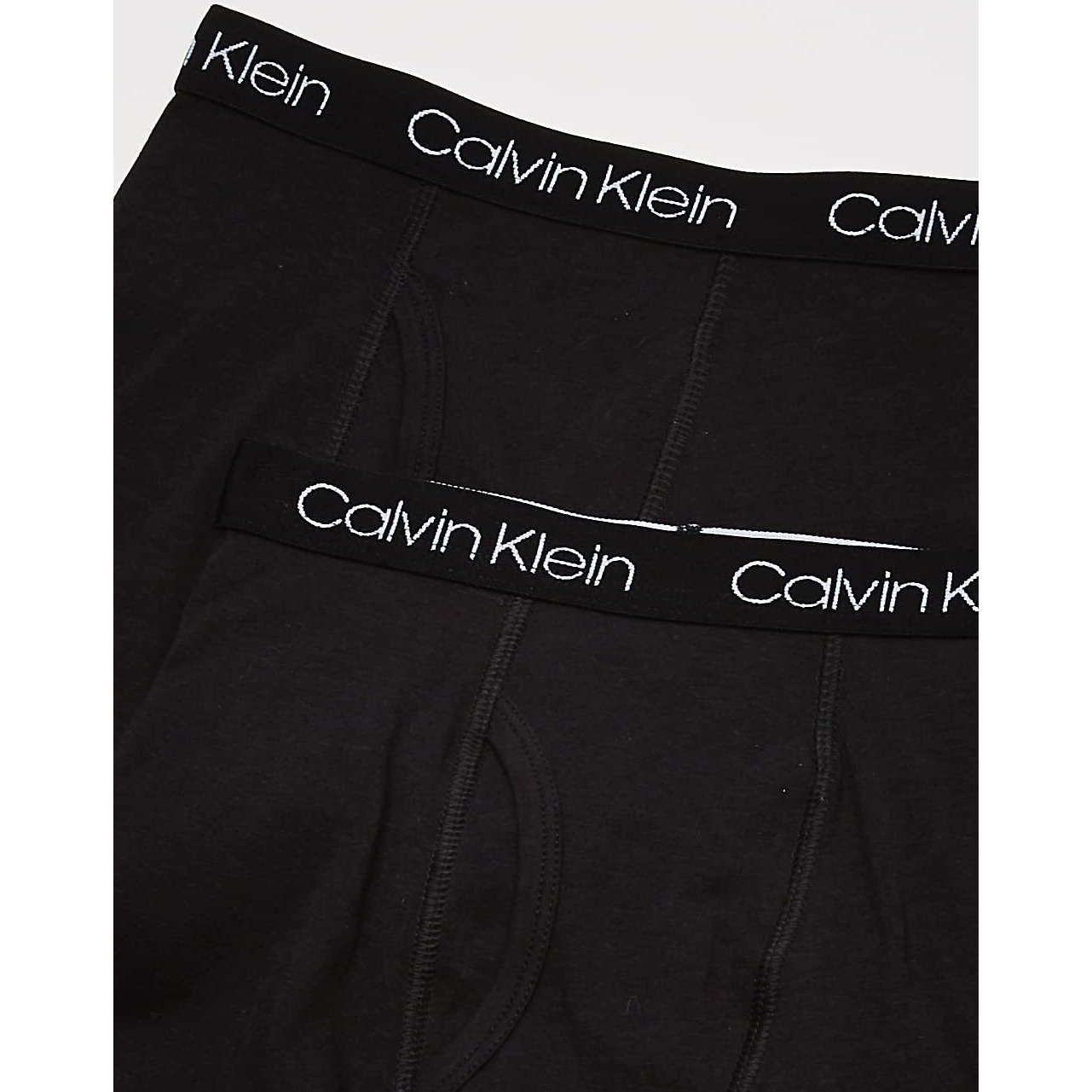 Calvin Klein Boys' Premium Cotton Comfort, Black/Heather Grey/Black, Large