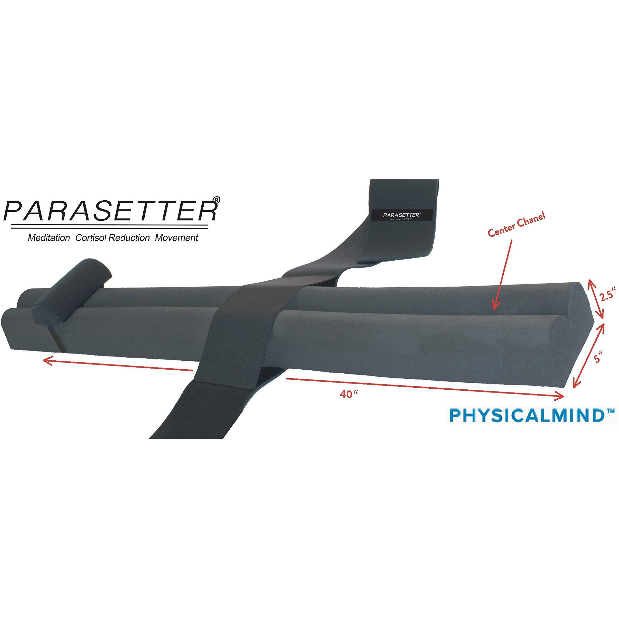 Parasetter Foam Roller System For Pilates, Yoga, Back Stretches, Core Exercises - Perfect For Reducing Cortisol Levels, Relaxation, Stress Relief And Decompressing Fascia