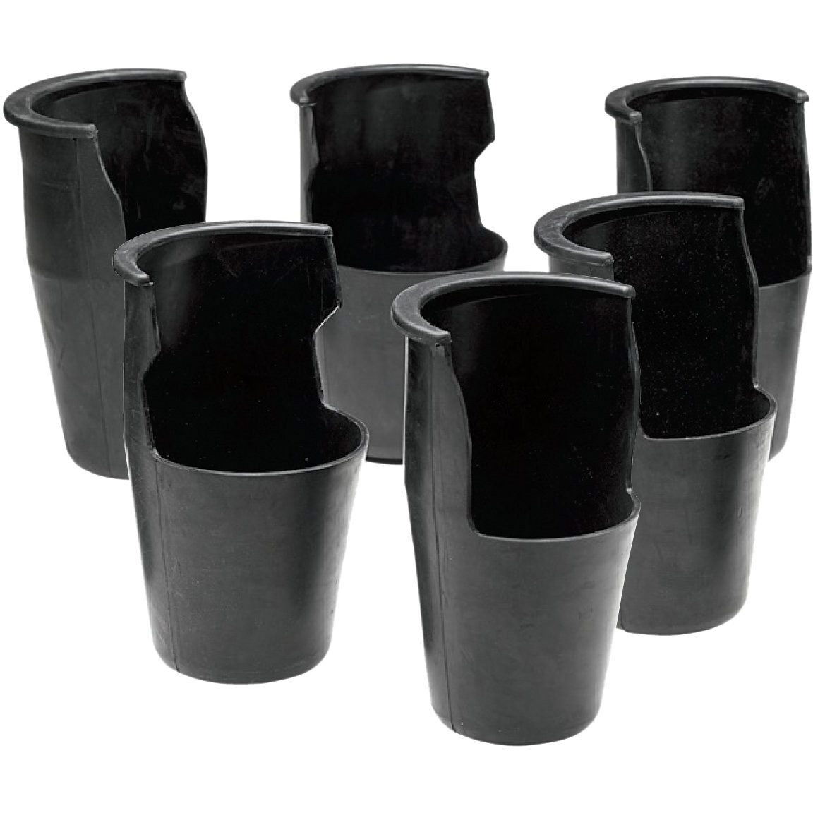 Pro Series 5122-H Replacement Pool Table Pockets (Set Of 6), Heavy Duty, Black