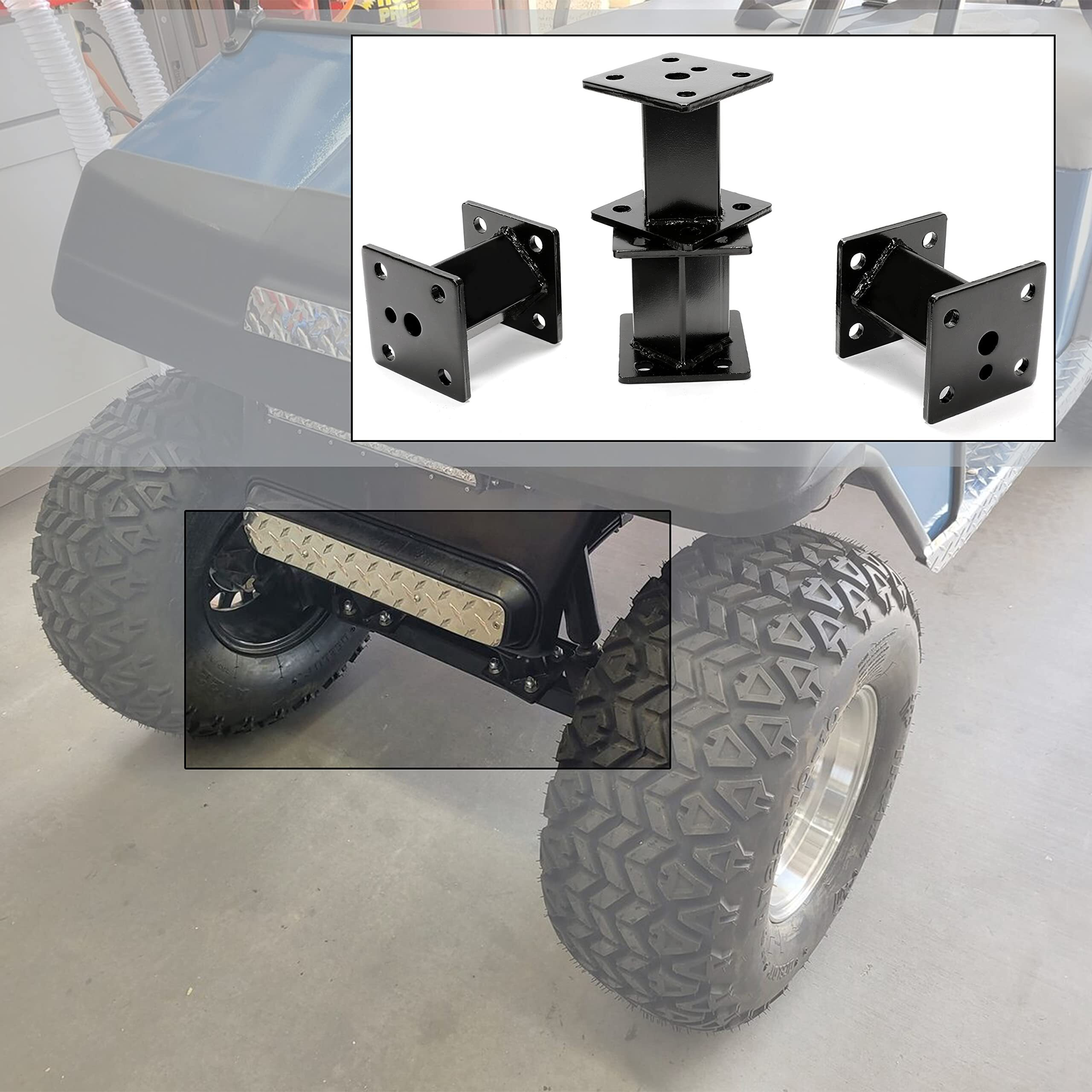 4" Block Lift Kit Compatible With Ezgo Golf Cart 1975-1993 Marathon Electric Model