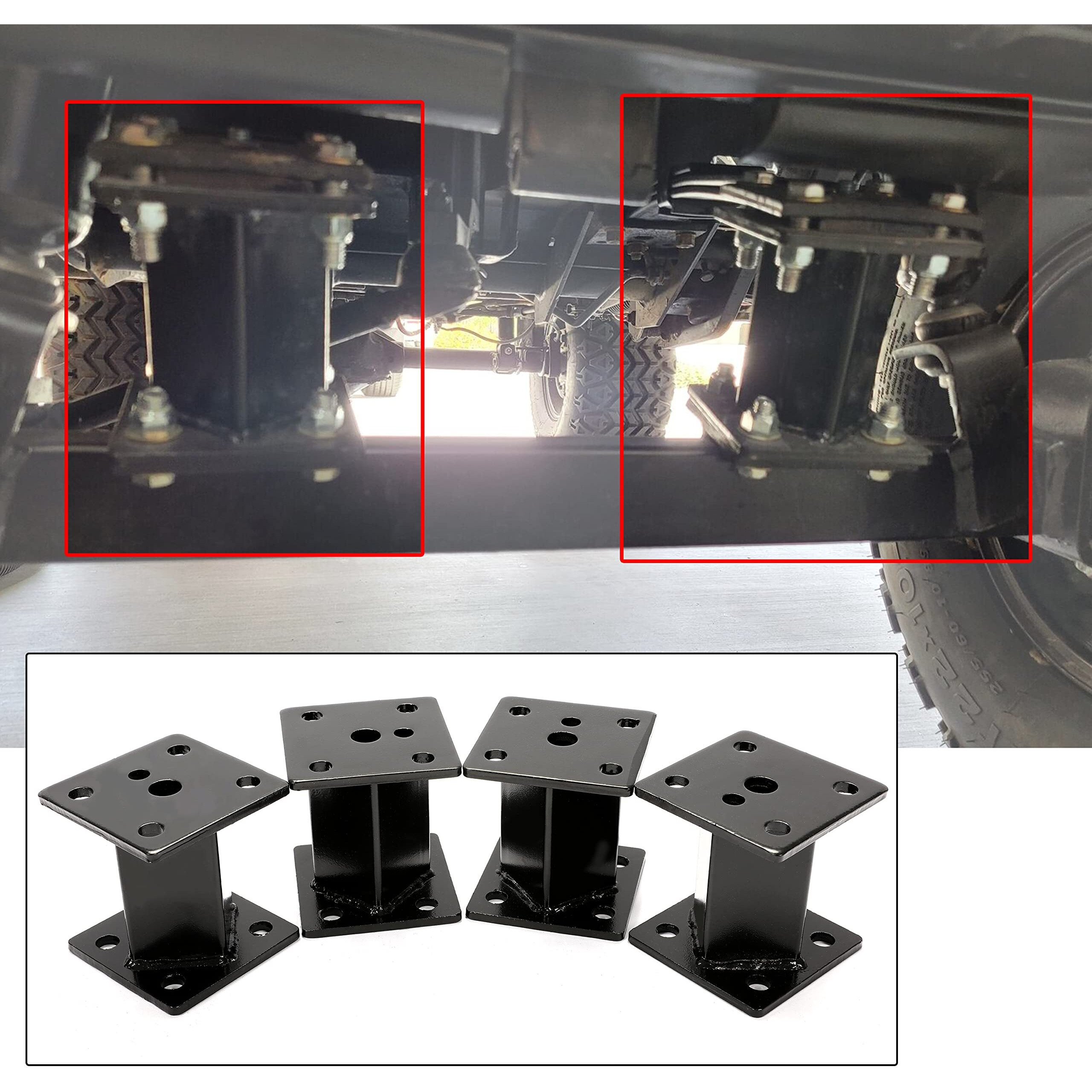 4" Block Lift Kit Compatible With Ezgo Golf Cart 1975-1993 Marathon Electric Model