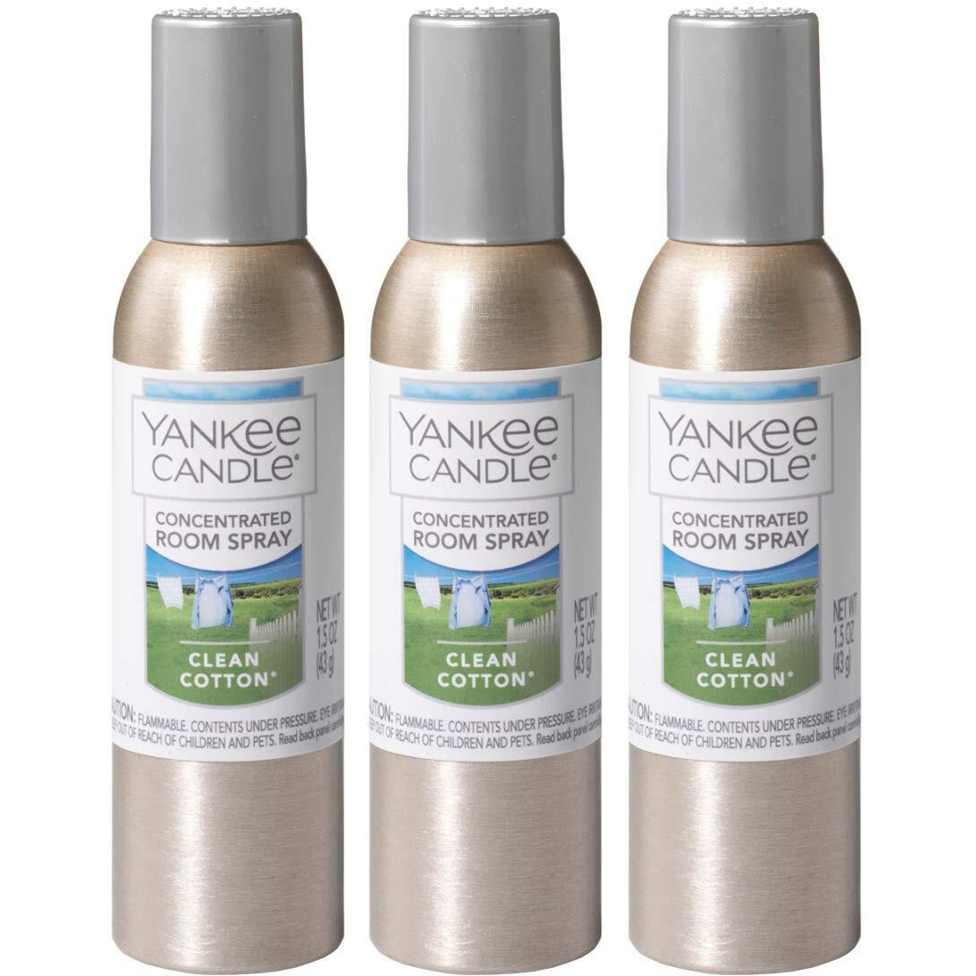 Yankee Candle Concentrated Room Spray 3-Pack (Clean Cotton)