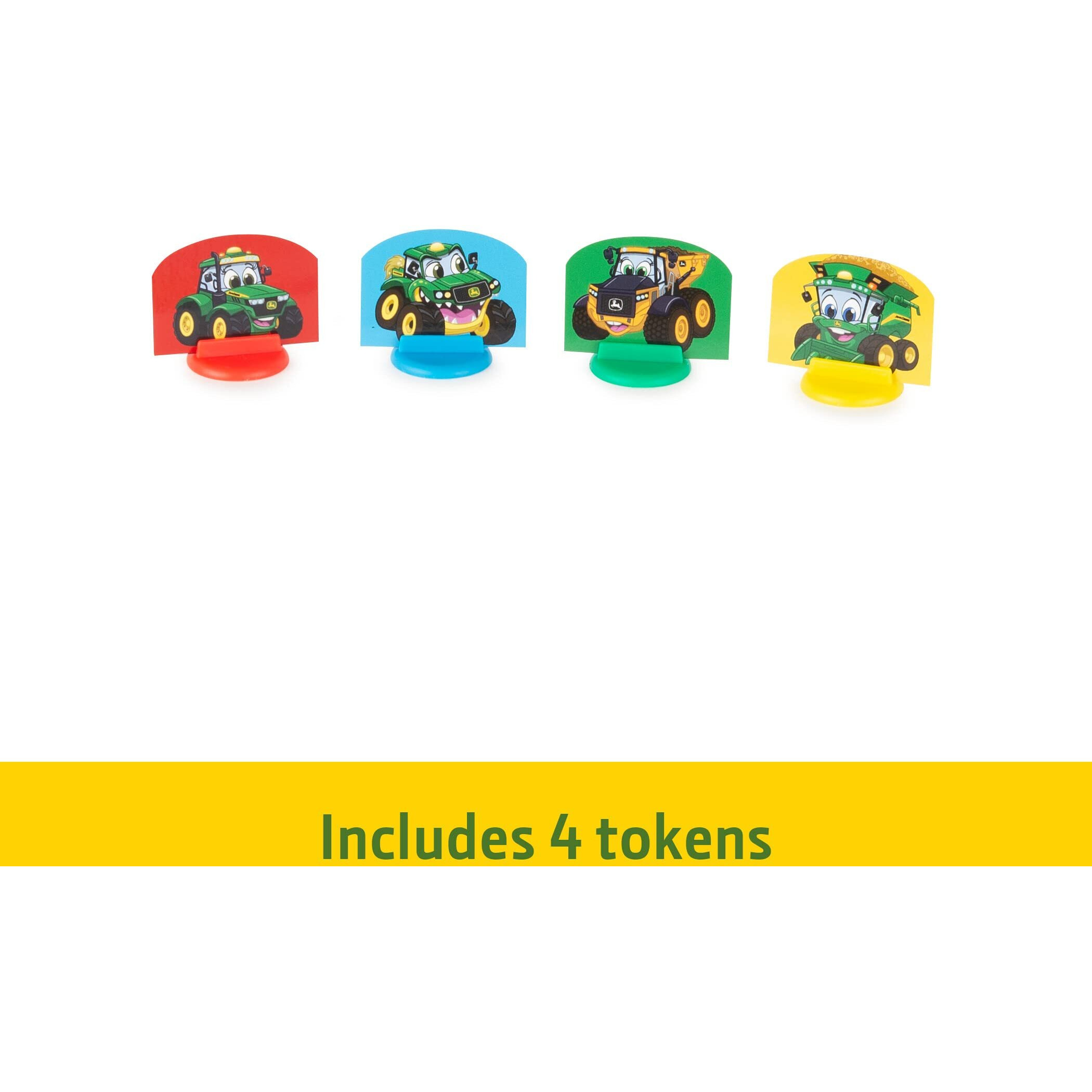 John Deere Go Johnny Go Board Game - Cooperative Farming Games For Game Night - John Deere Toys And Board Games - Farm Toy Games For Kids - Family Games Ages 5 Years And Up