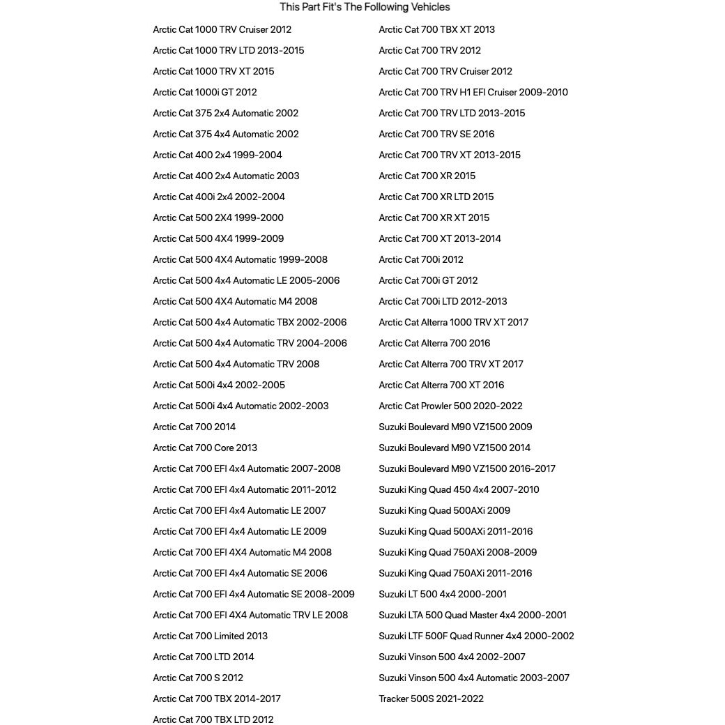 Ngk Resistor Sparkplug Cr6E For Arctic Cat 500 4X4 1999-2009