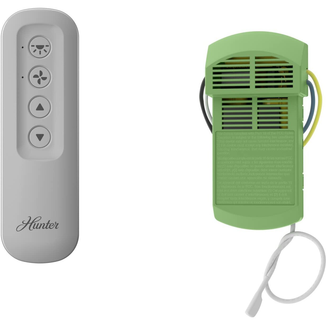 Hunter Fan Company 99770 Core Multifunction W/1.9 Remote Control With Receiver, No Size, Dove Grey