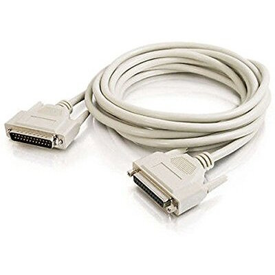 Aya 50Ft (50 Feet) Db25 Male To Female M/F Extension Parallel Cable Ul Certified