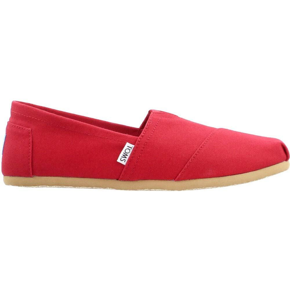 Toms Men's Toms Classic Casual Shoes 8 (Red Canvas )