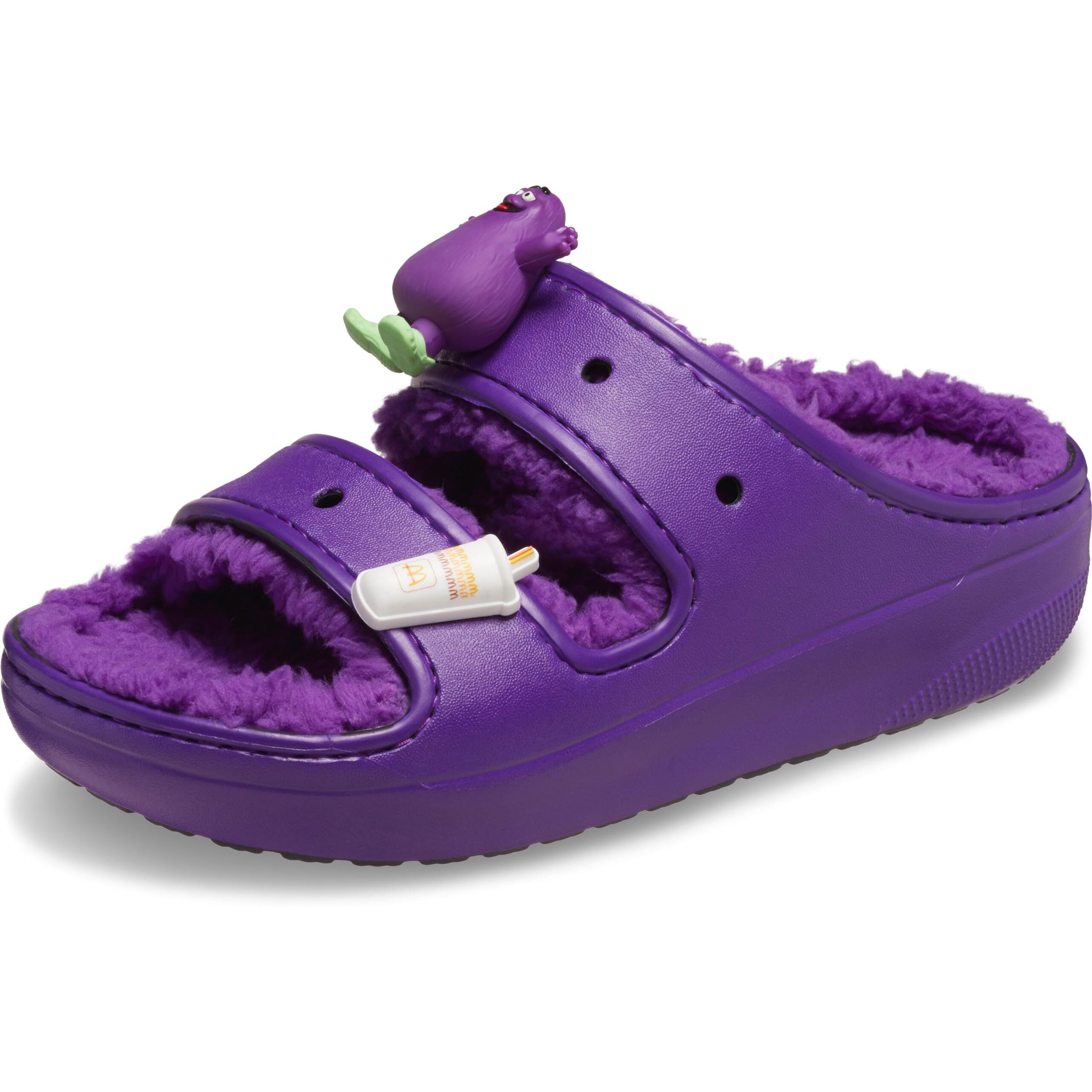 Crocs Unisex Mcdonald's X Cozzzy Sandal Slide, Purple, Numeric_5 Us Men