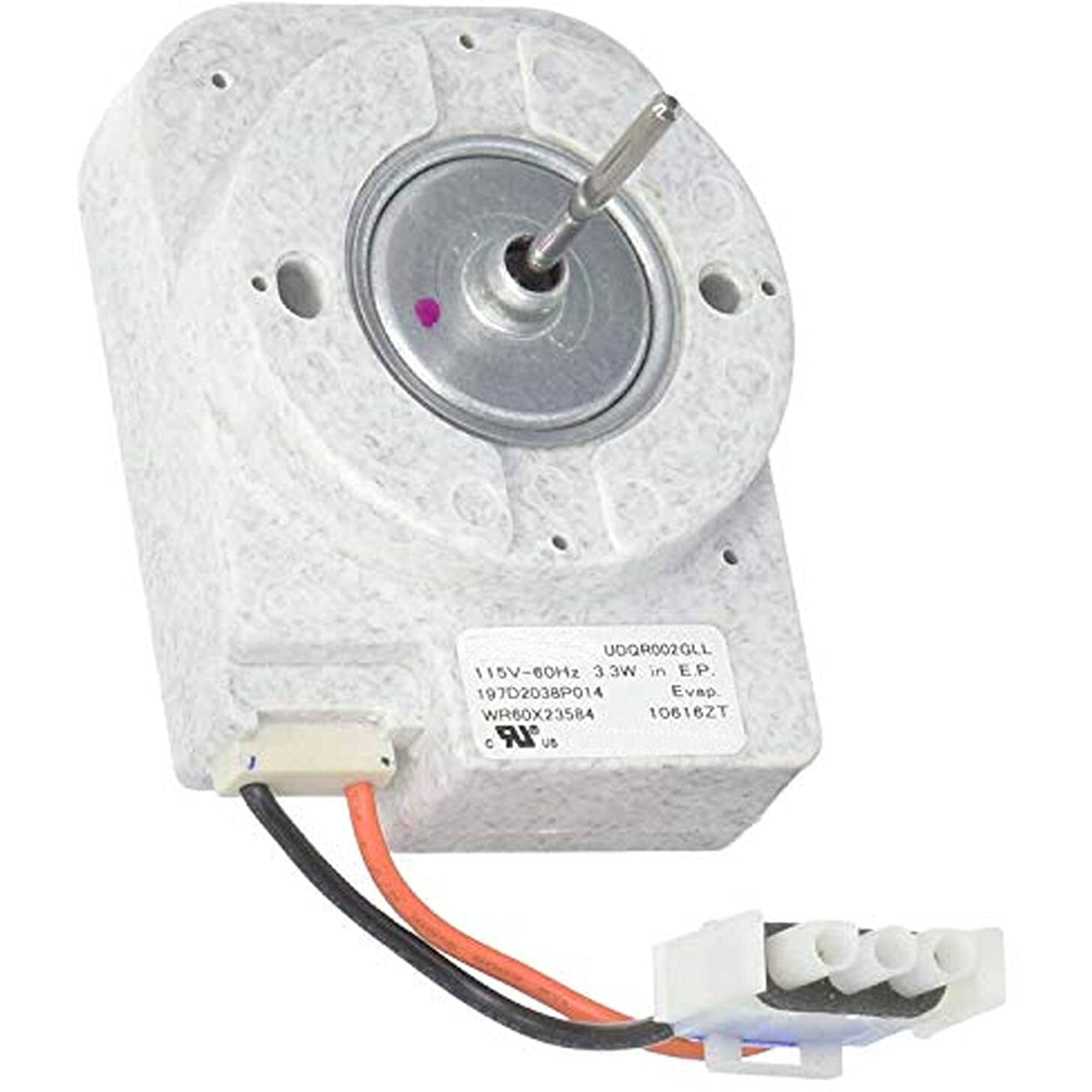 Partsbroz Wr60X31522 Evaporator Fan Motor Refrigerator Part Wr60X23584 Wr60X28783 Wr60X10141 Wr60X10346 Wr60X10046 Wr60X10138 Wr60X28784 Model A3316Absarbb Hts17Gbsarww Gts18Ebmfrww Gth18Fbtzrww