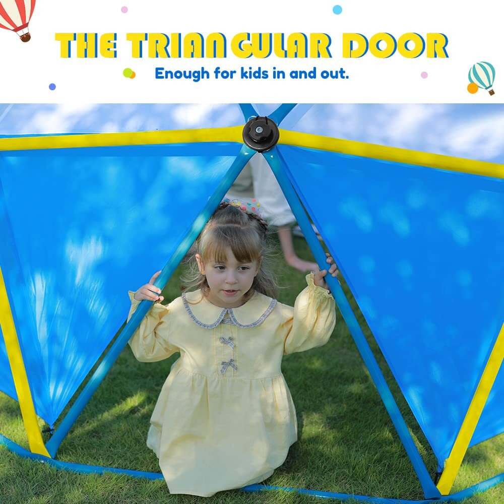 Zupapa 2024 Upgraded Canopy Of 10Ft Climbing Dome, With New Opening Design Swinging In The Canopy, Waterproof Fit For 10Ft Jungle Gym, Climber Tent Only