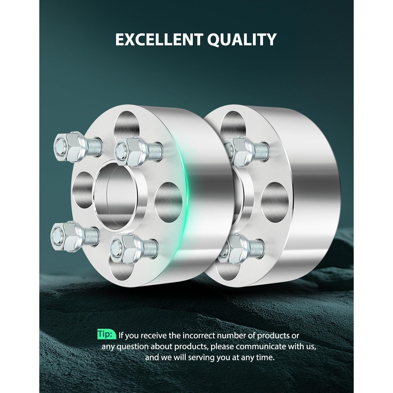 Scitoo 2 Inch 4X100 Wheel Spacers Adapters 4X100Mm To 4X100Mm 12X1.5 Studs Bore 56.1Mm Wheel Spacers Adapters Compatible With For Civic Del Sol For Lancer For Lancer Wheel Spacers 2Pcs