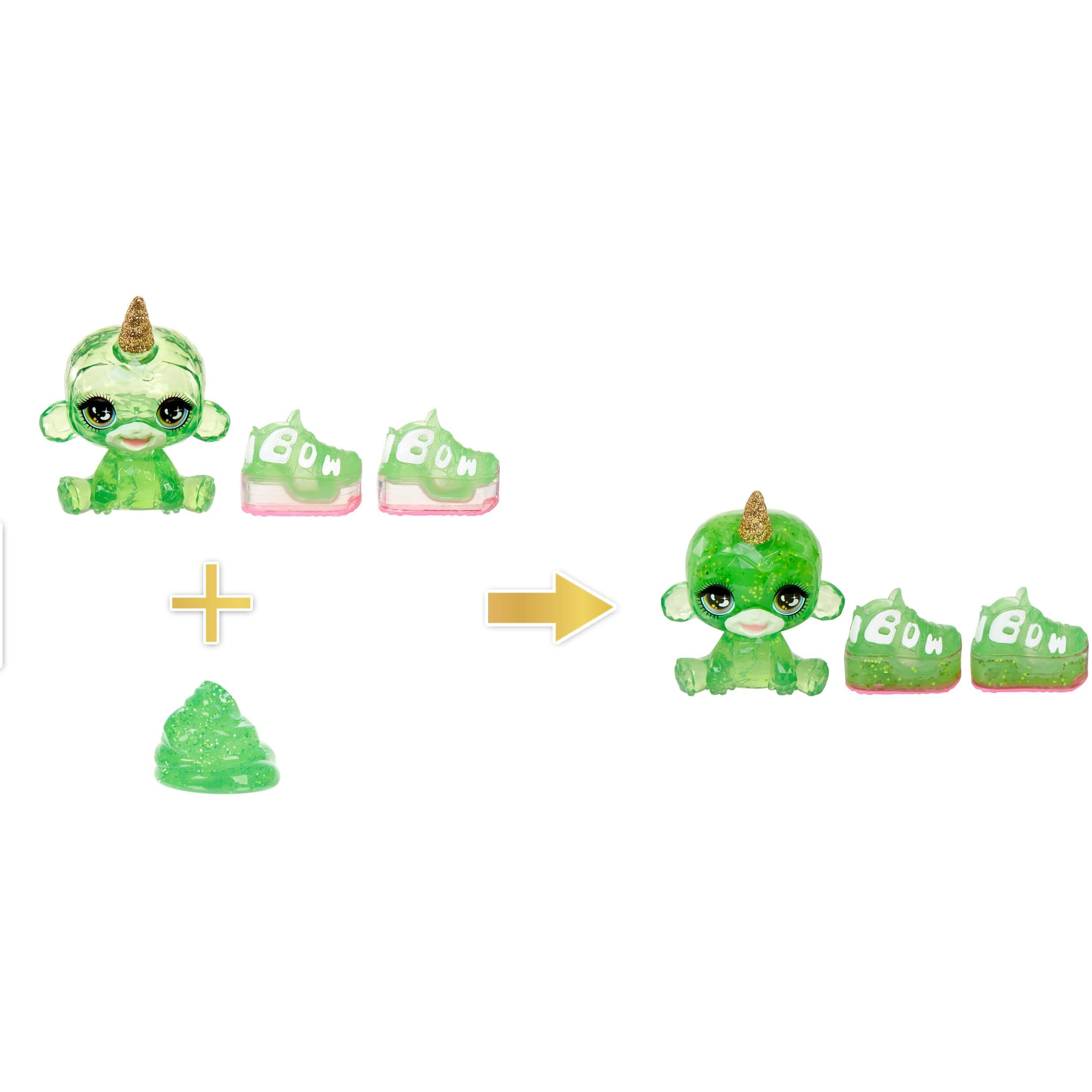 Rainbow High Jade, Green With Slime Kit & Pet, 11" Shimmer Posable Fashion Doll With Diy Sparkle Slime, Magical Yeti Pet. Fun Play Accessories, Great Toy Gift For Girls Kids Ages 4-12 Years